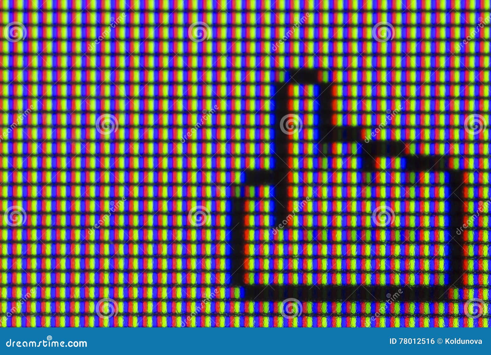 Monitor Pixels with the Cursor Stock Photo Image of texture