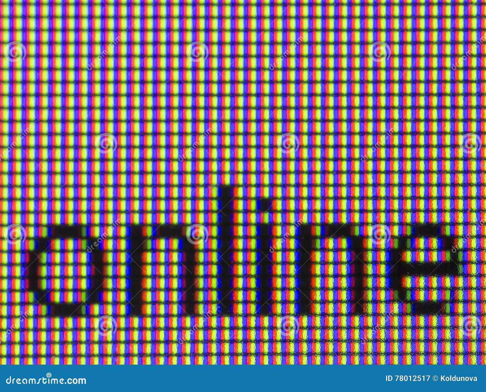 Monitor Pixels with the Online Stock Image Image of monitor, video