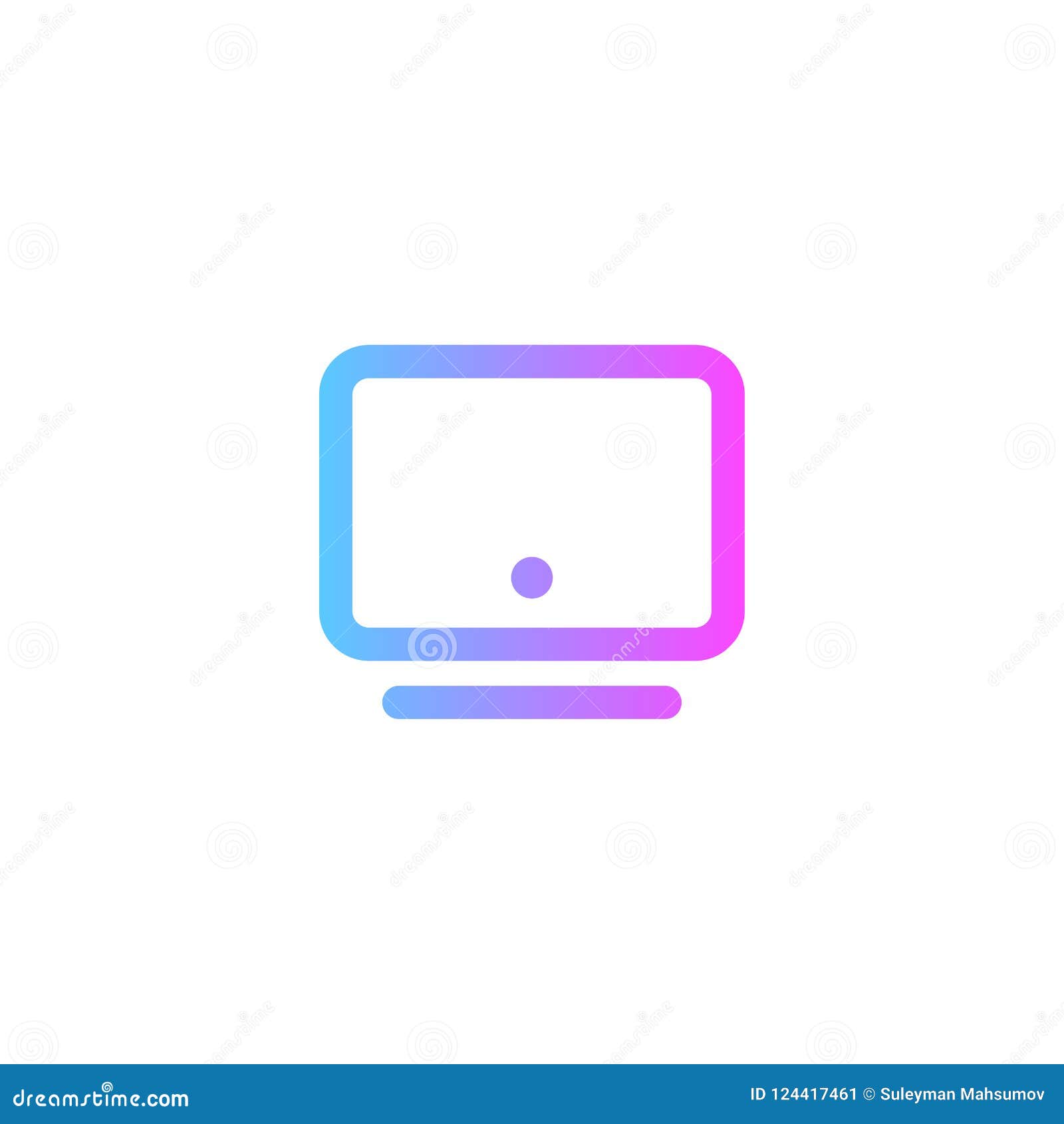 monitor  icon sign 