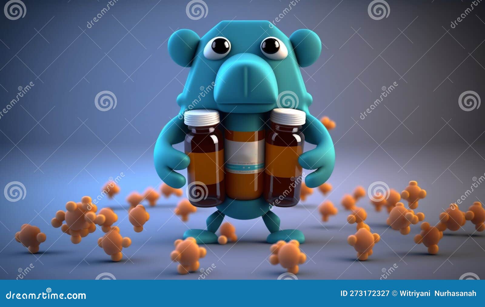 monkey with antibiotics. monkey pox new disease dangerous over the world. monkeypox s