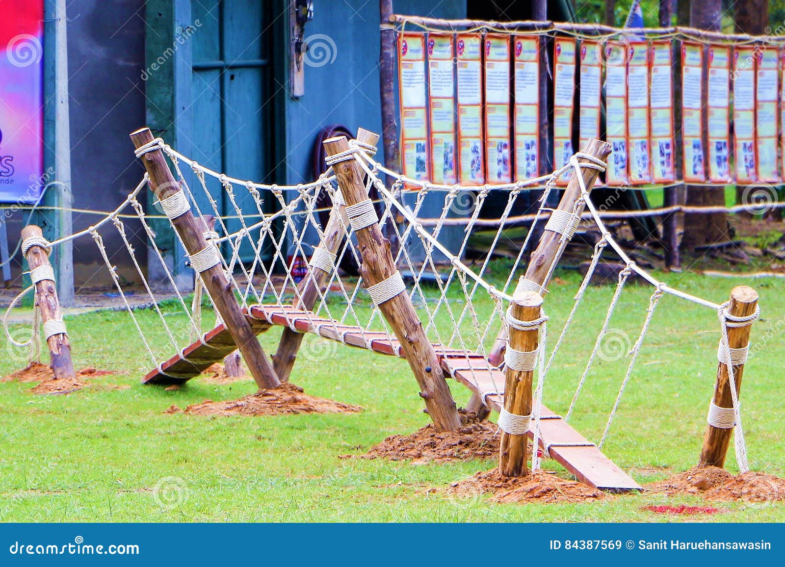 Monkey Bridge stock image. Image of anchor, spirit, scouts 84387569