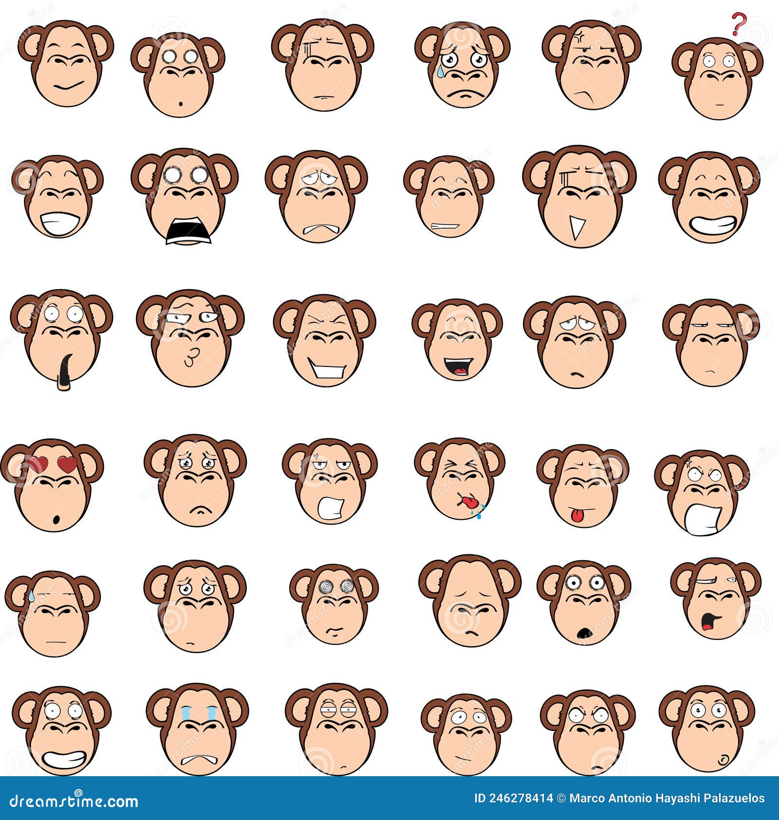 animated monkey emoticon