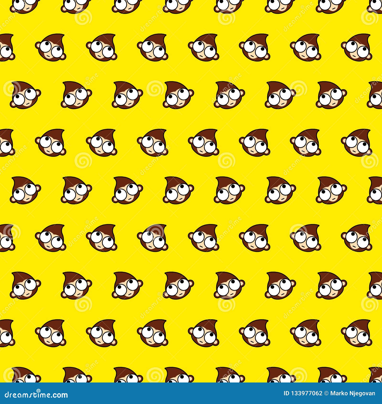 monkey - emoji pattern 29