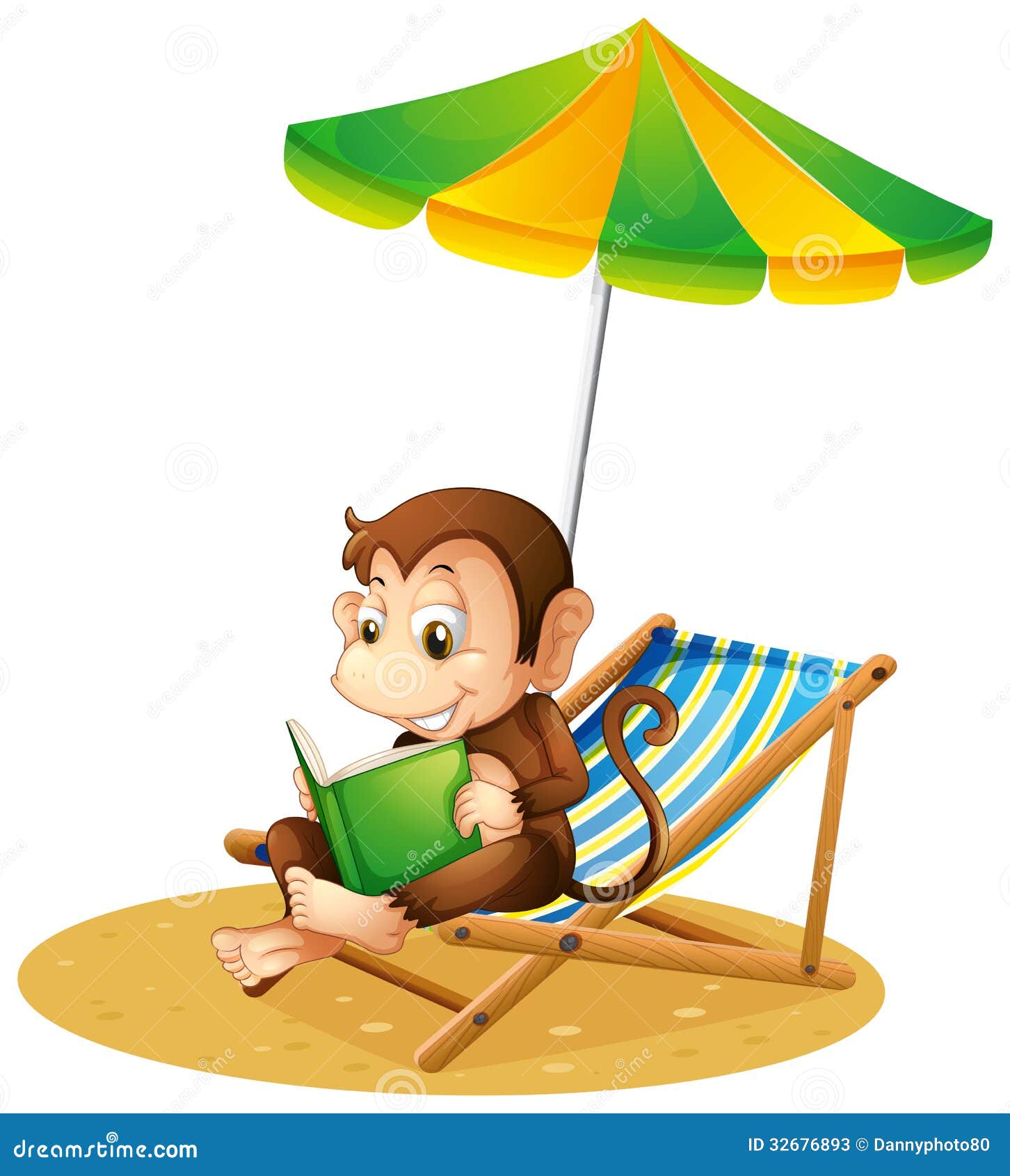 monkey reading clipart - photo #8