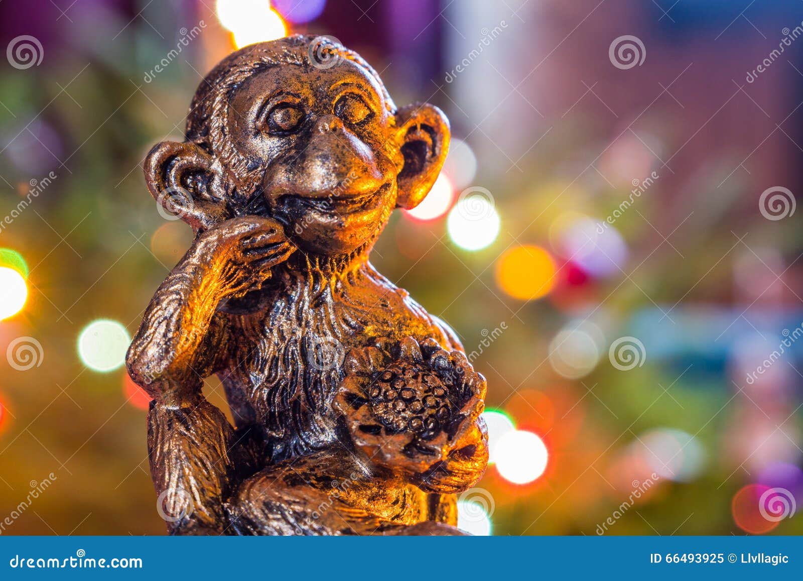 Monkey stock image. Image of craft, china, east, figurine 66493925