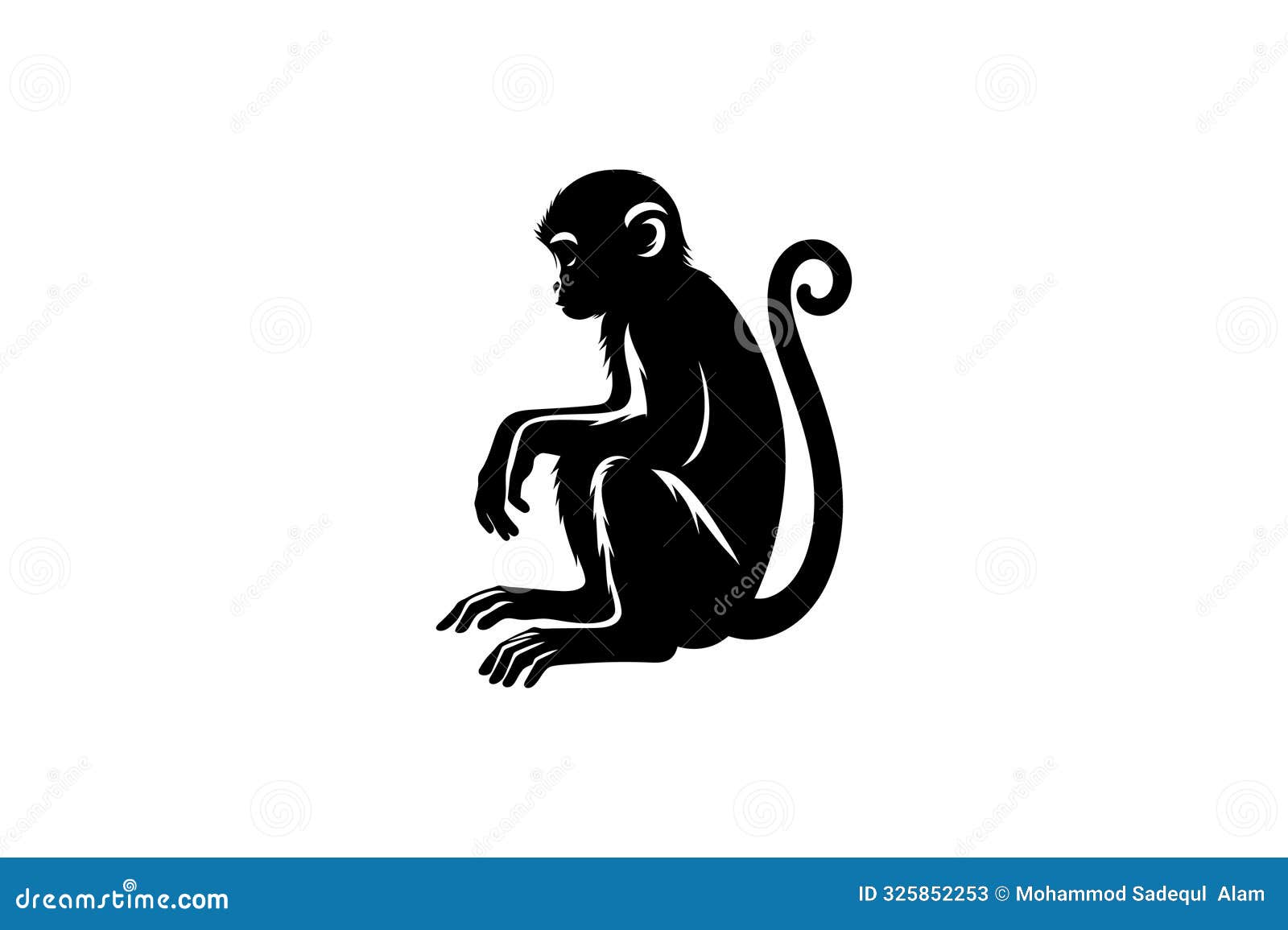 monkey  art silhouette 