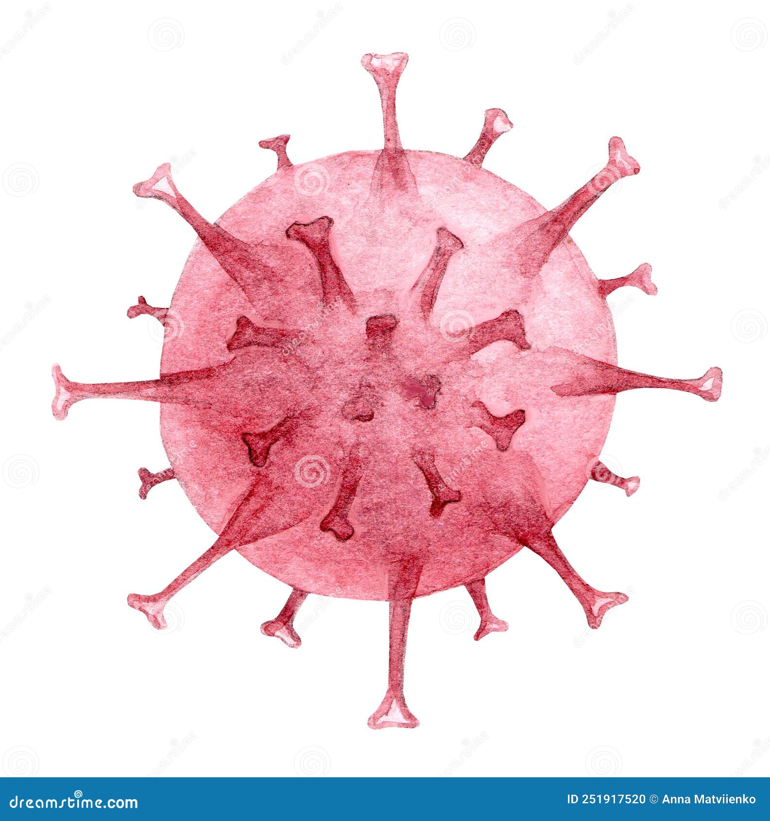 monkeypox virus cell. orthopoxvirus fever stockpile watercolor .