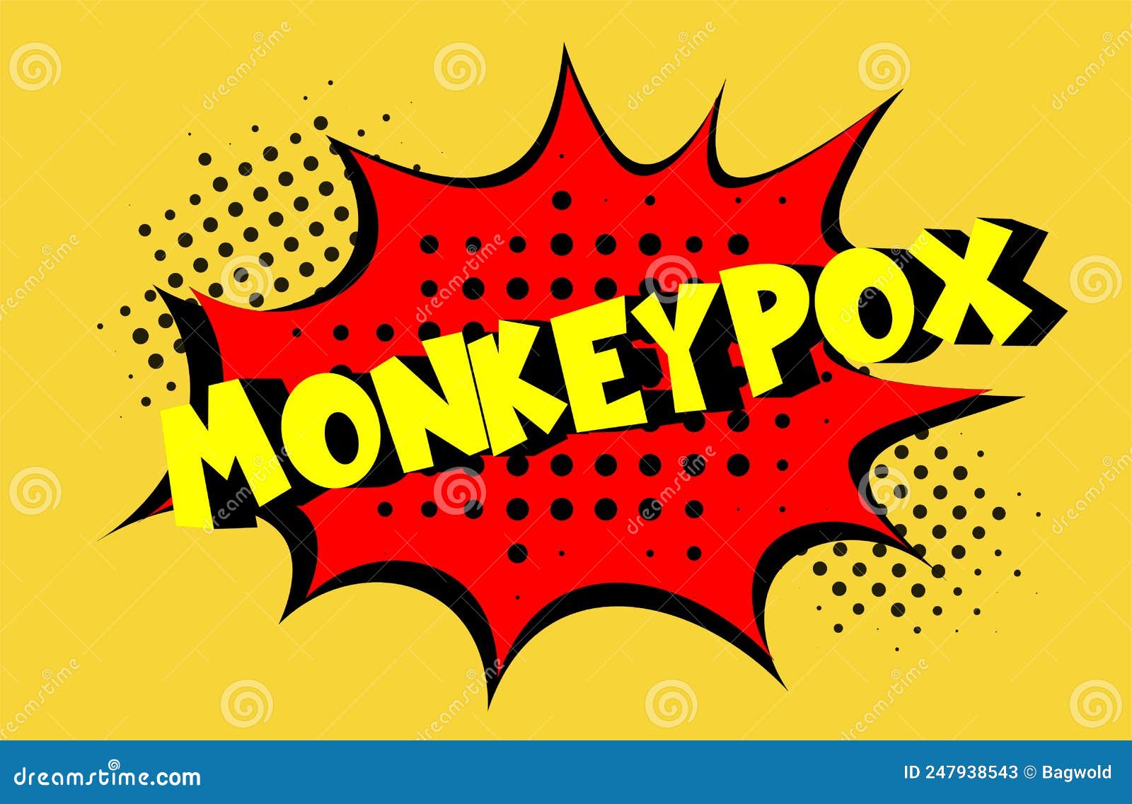 monkeypox virus  comic halftone style  - monkeypox is a zoonotic viral disease that can infect human, nonhuman