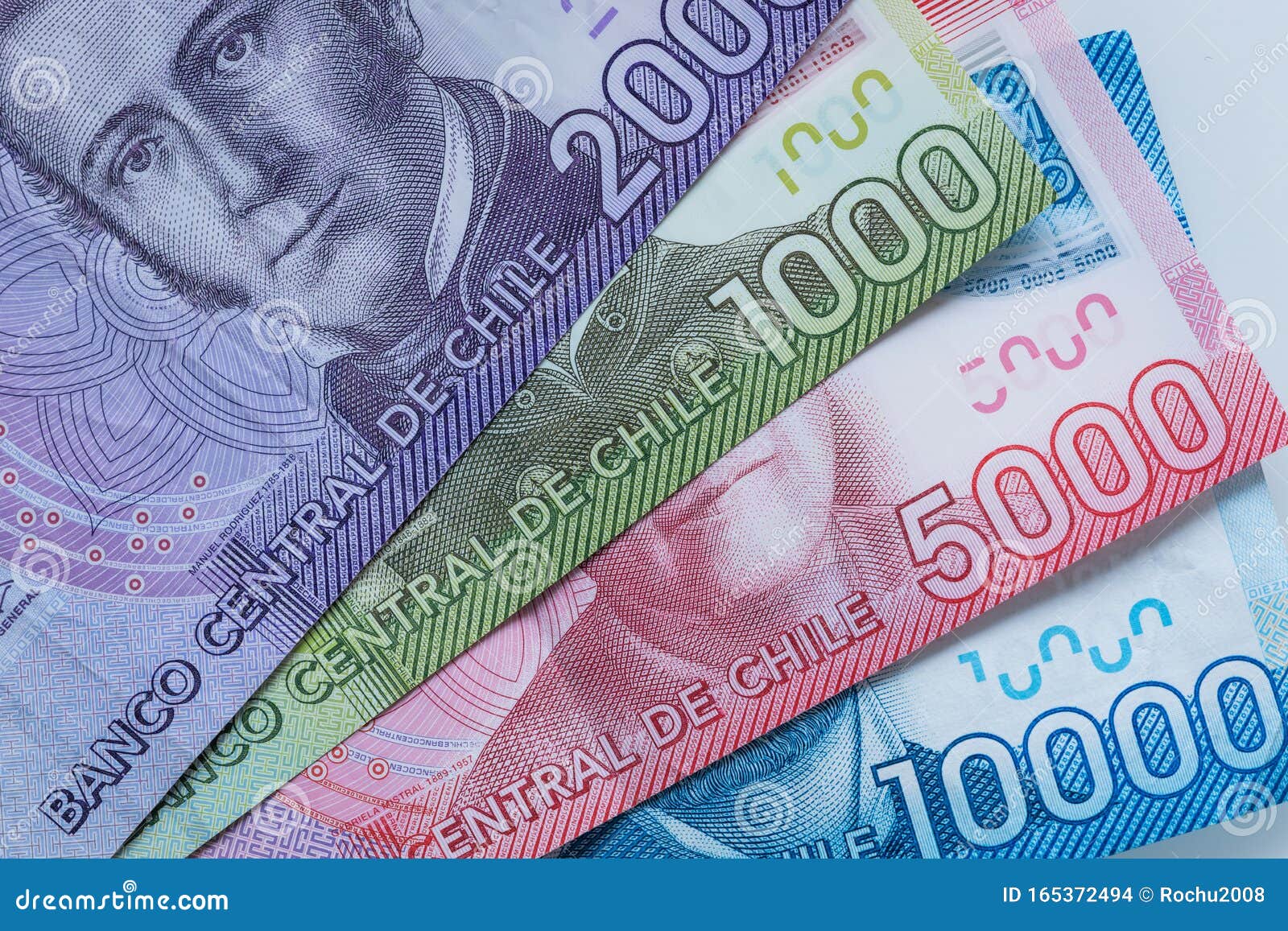 Monnaie chilienne Pesos photo stock. Image du argent - 165372494