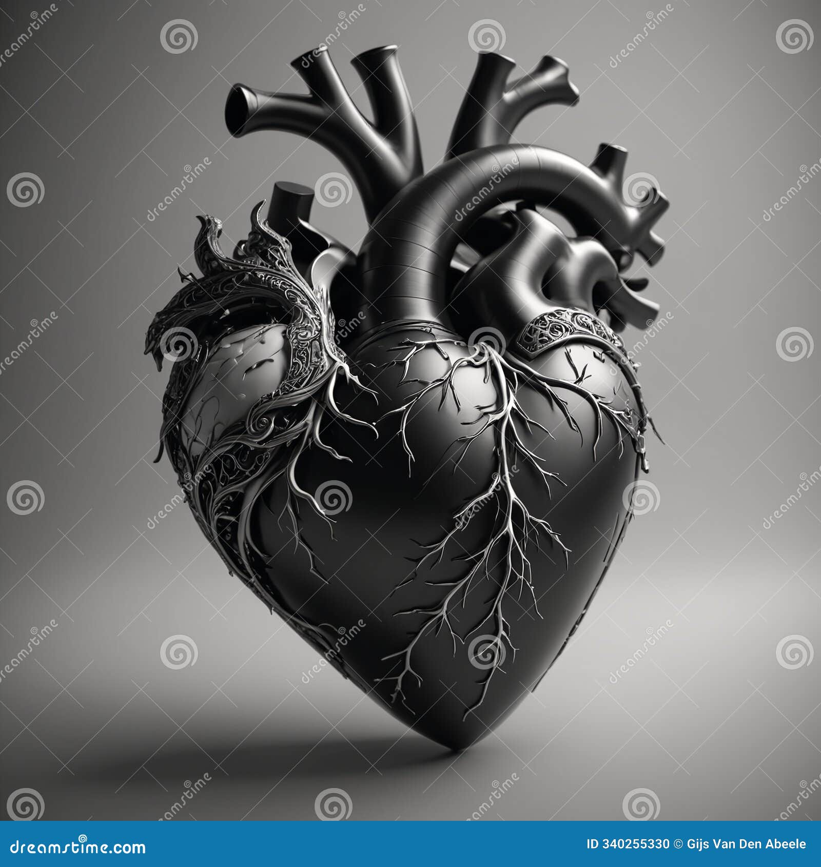 monochrome-dark-heart-