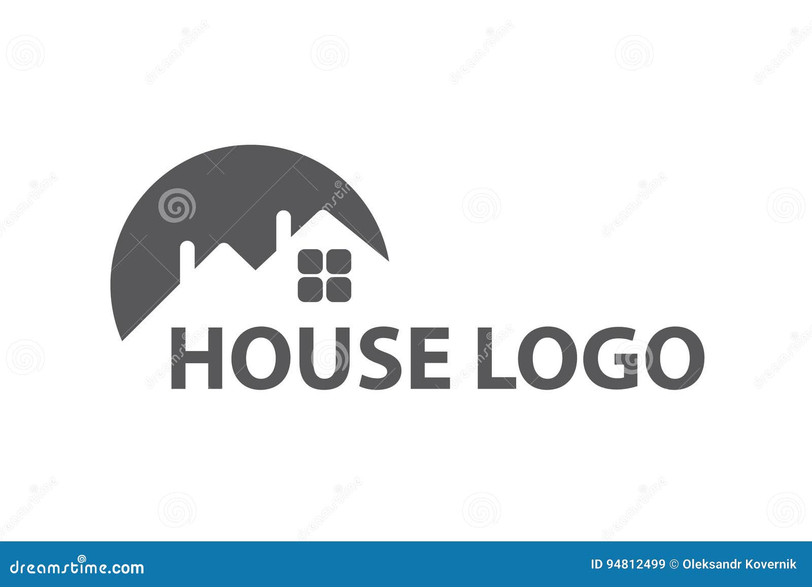 monochrome house logo