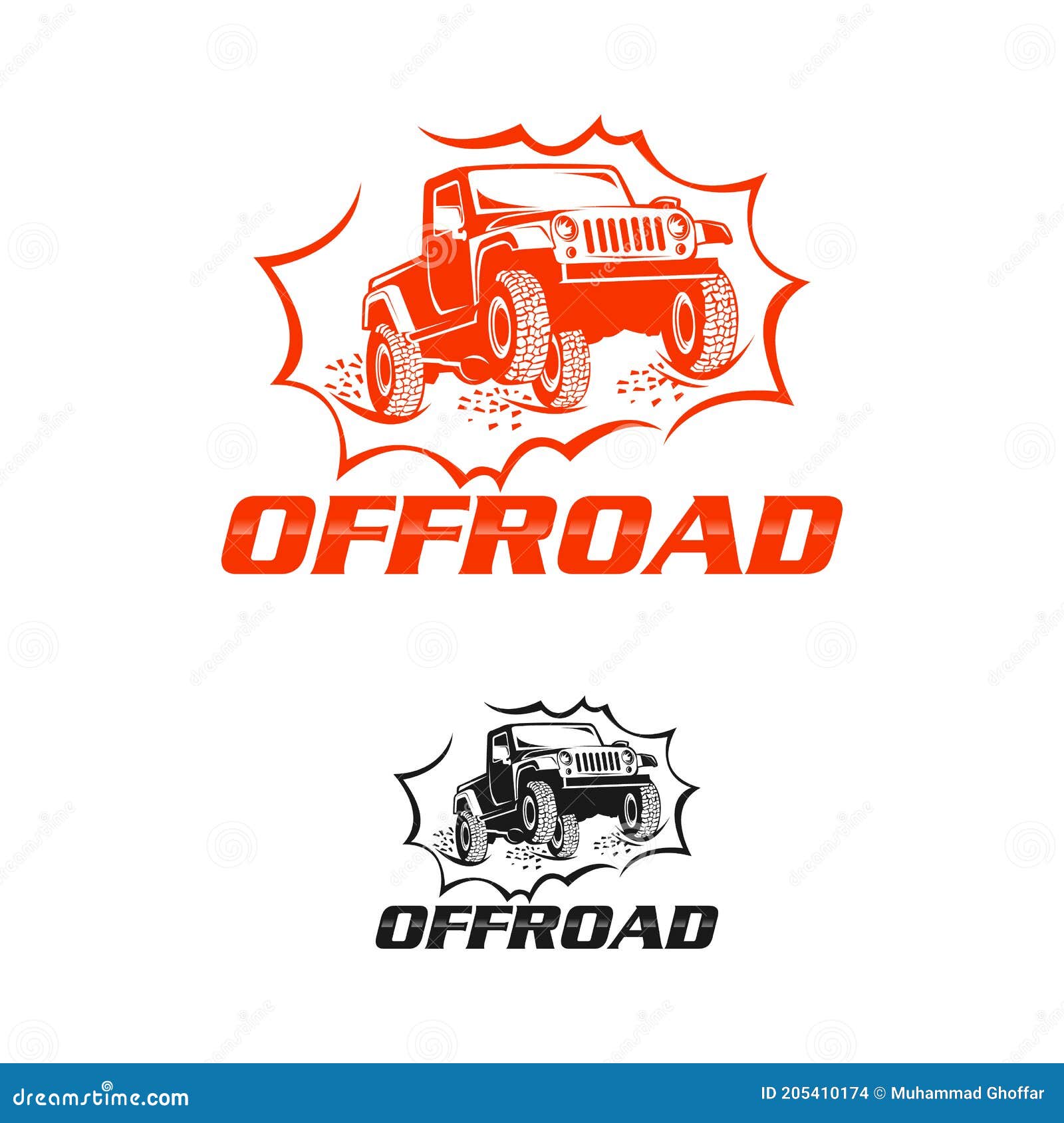 Off-road Logo. Emblem Extreme Competition. Adventure Suv and Car Club ...