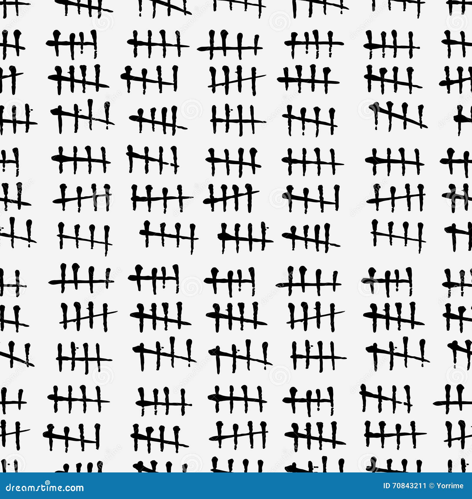 Tally Marks Of Various Styles, A Set Of Prison Wall Day Marks Vector
