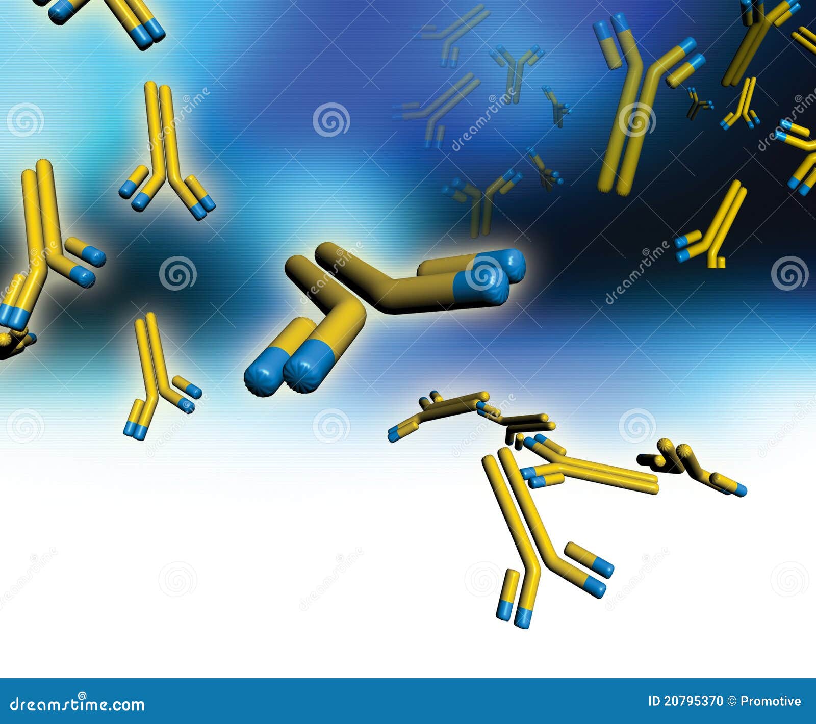Monoclonal antibodies stock illustration. Illustration of biological