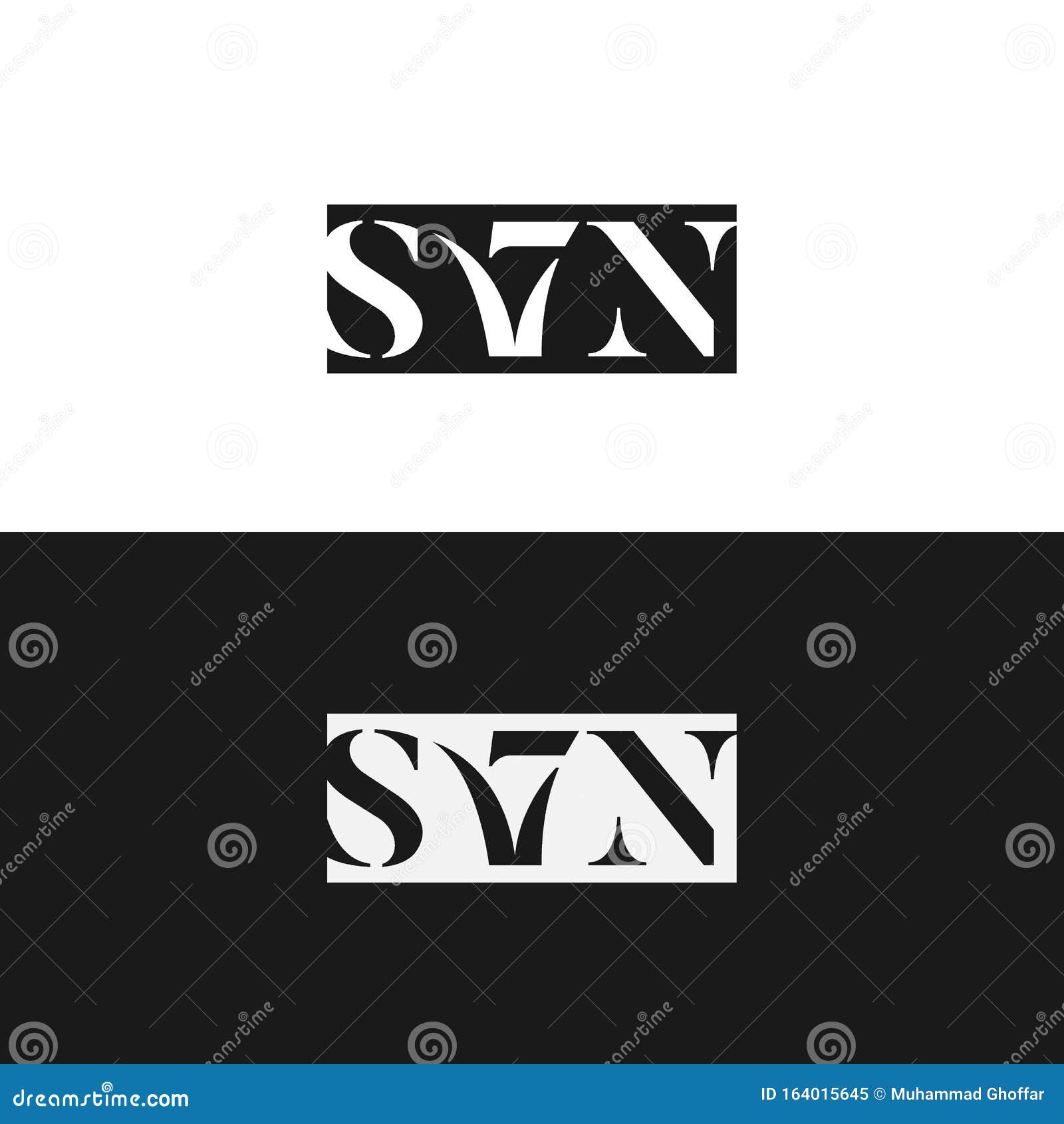 number-seven-word-logo-design-template-elements-seven-icon-silhouette