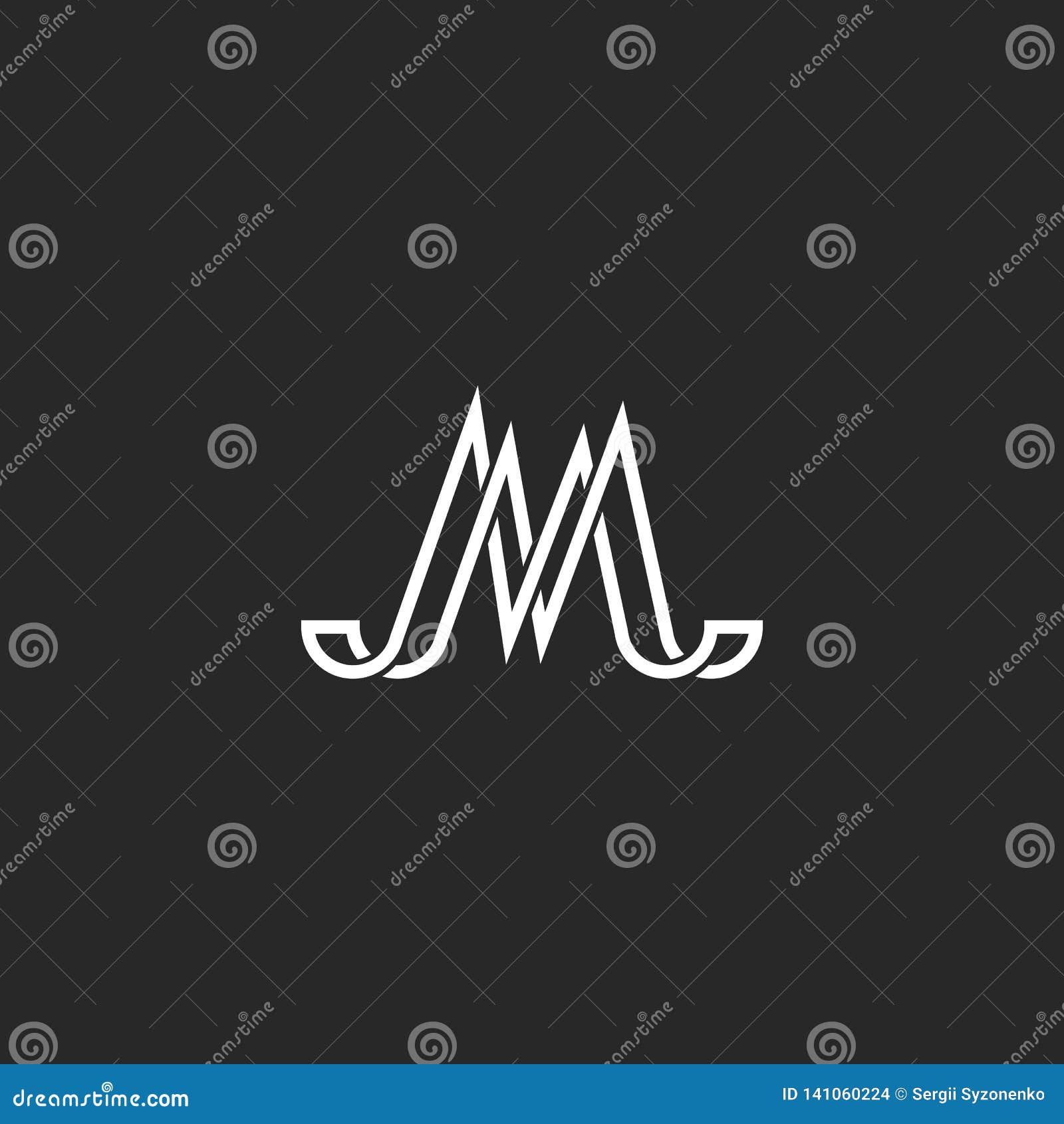 letter mm monogram