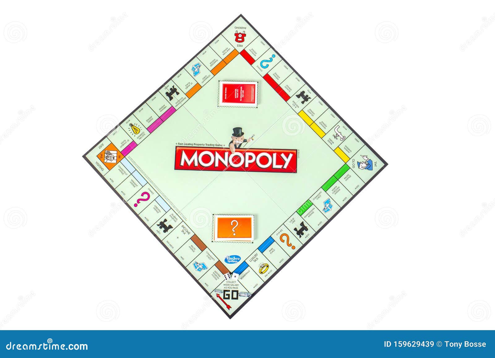 Oeps Makkelijk te begrijpen gezantschap Monopoly Board Game Isolated on White Editorial Stock Image - Image of  entertainment, monopoly: 159629439