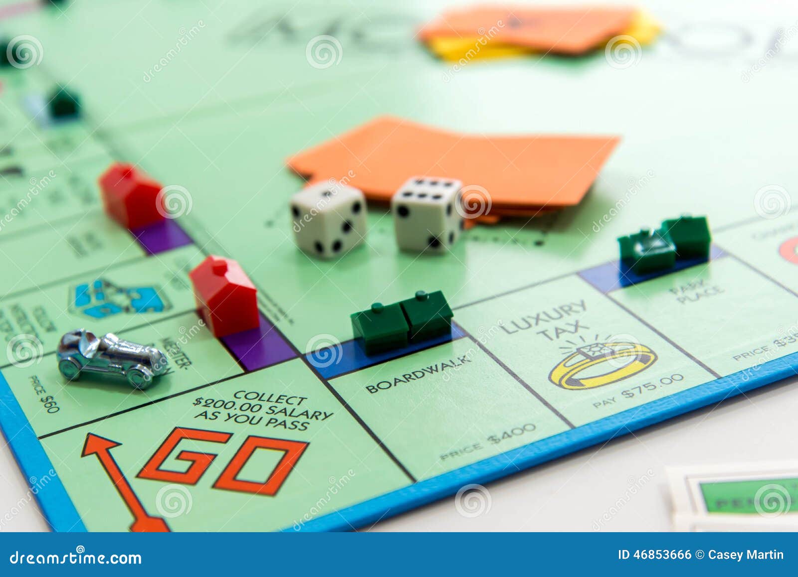 Monopoly Board Game In Play Editorial Photo - Image: 46853666