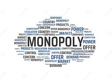 MONOPOLY - Image with Words Associated with the Topic MONOPOLY, Word ...