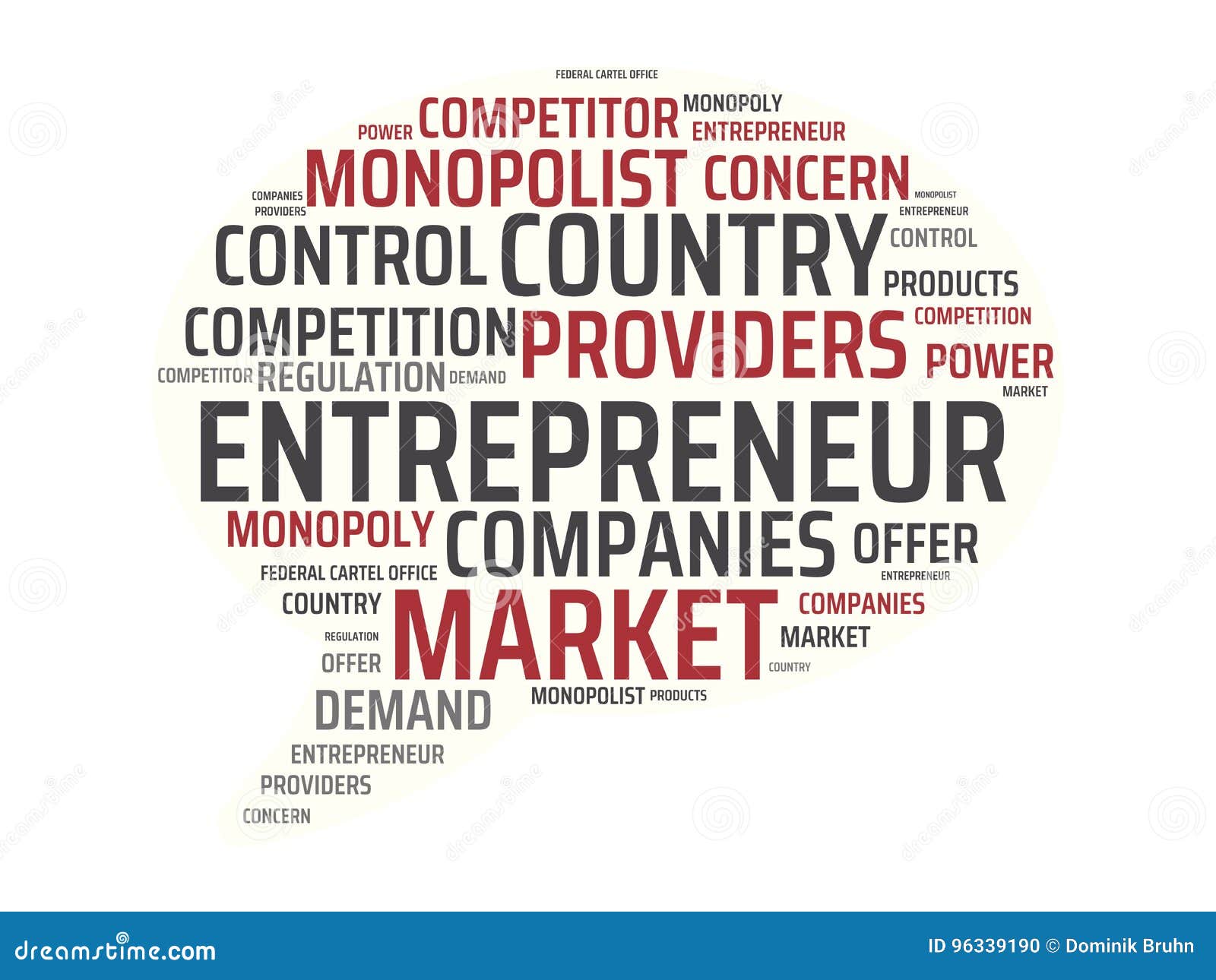 MONOPOLY Image with Words Associated with the Topic MONOPOLY, Word