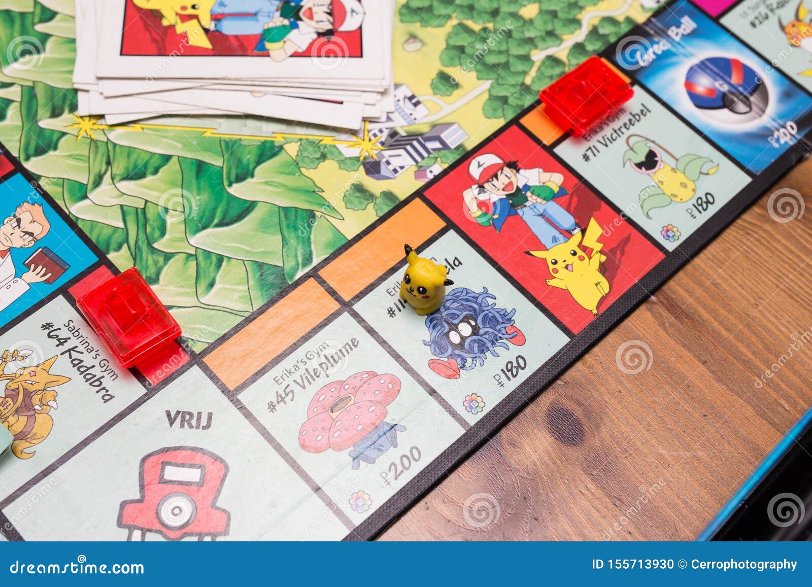 Monopoly Pokemon, 12 August the Netherlands Board Game Editorial Image