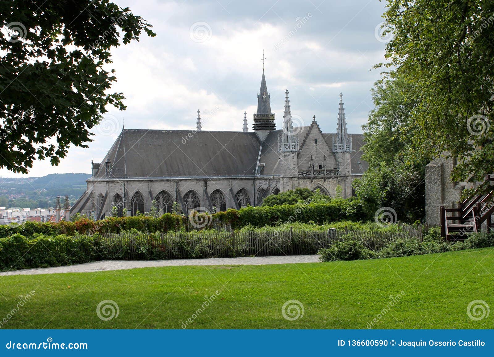 saint waltrude collegiate church, mons, belgium