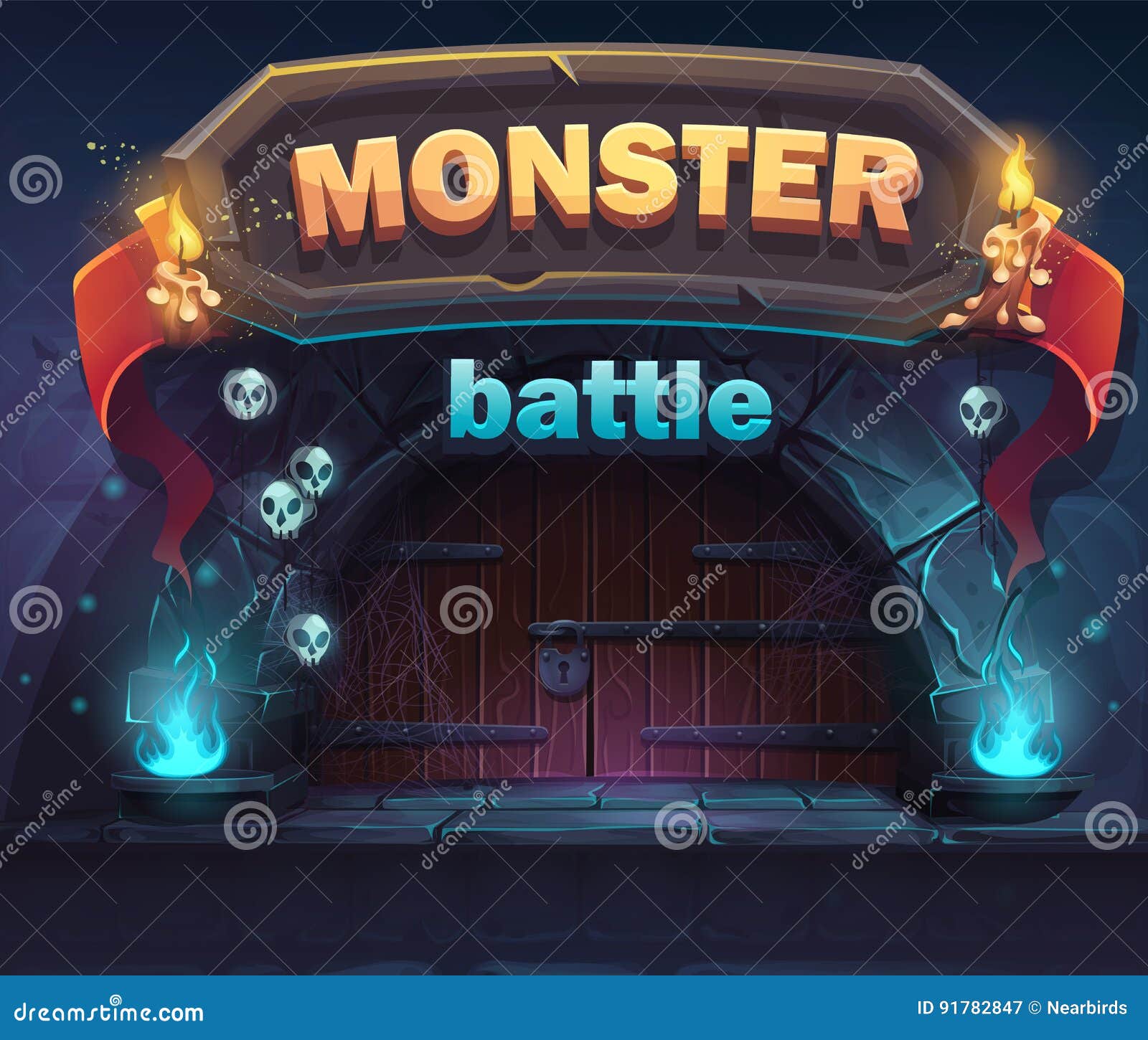 monster battle gui boot window