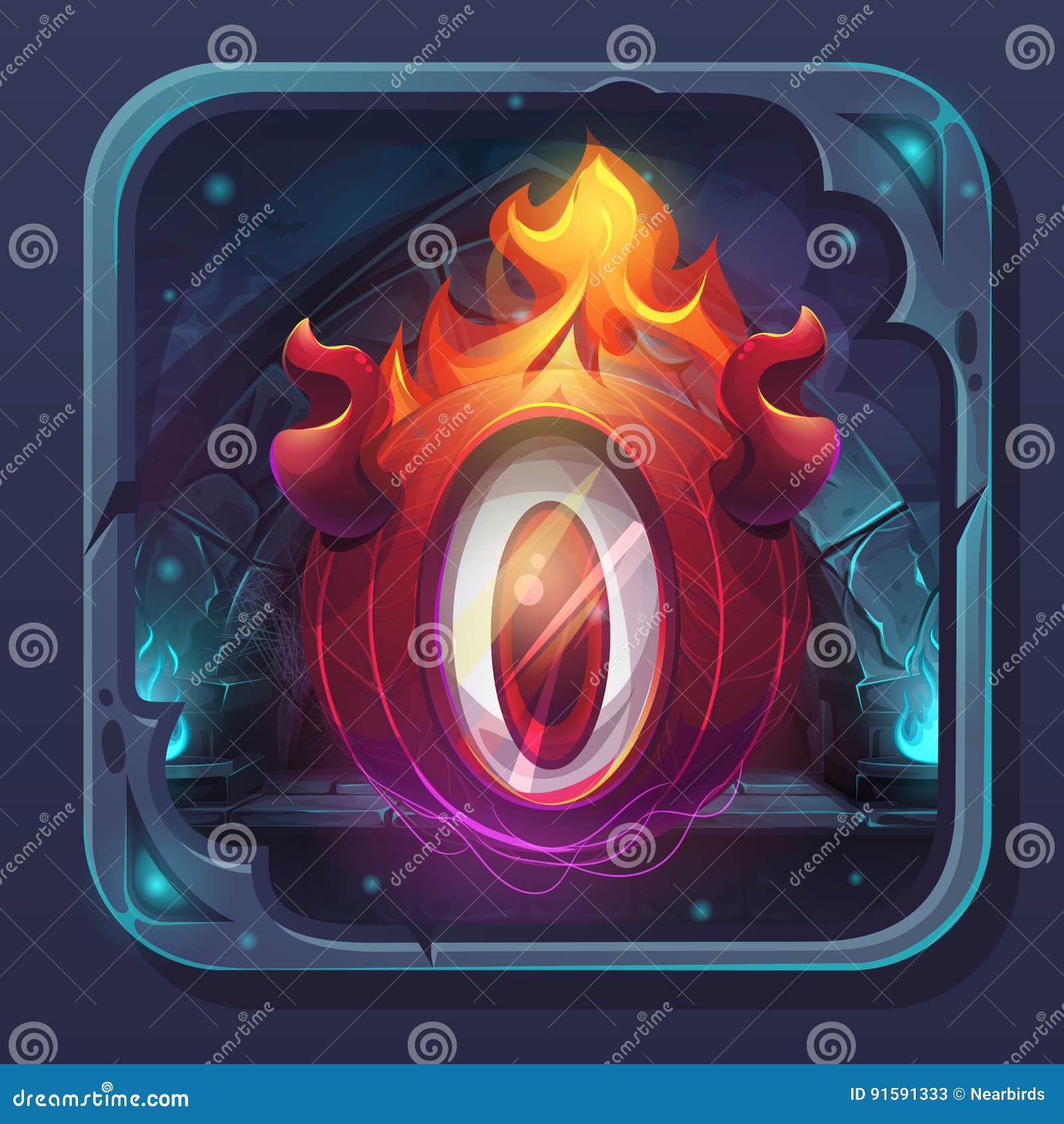 monster battle gui icon eldiablo flame