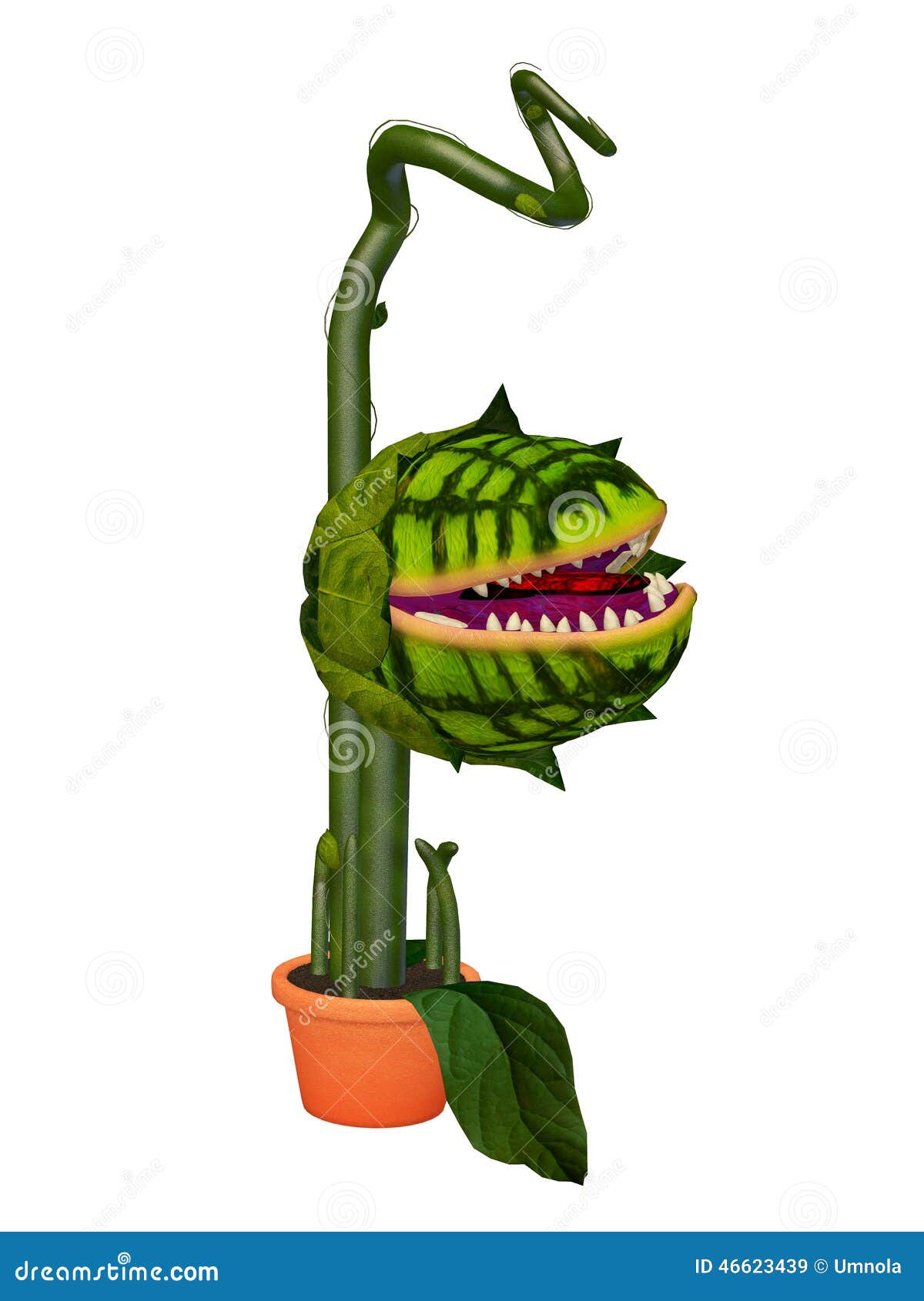 Monster flower stock illustration. Illustration of monster 46623439