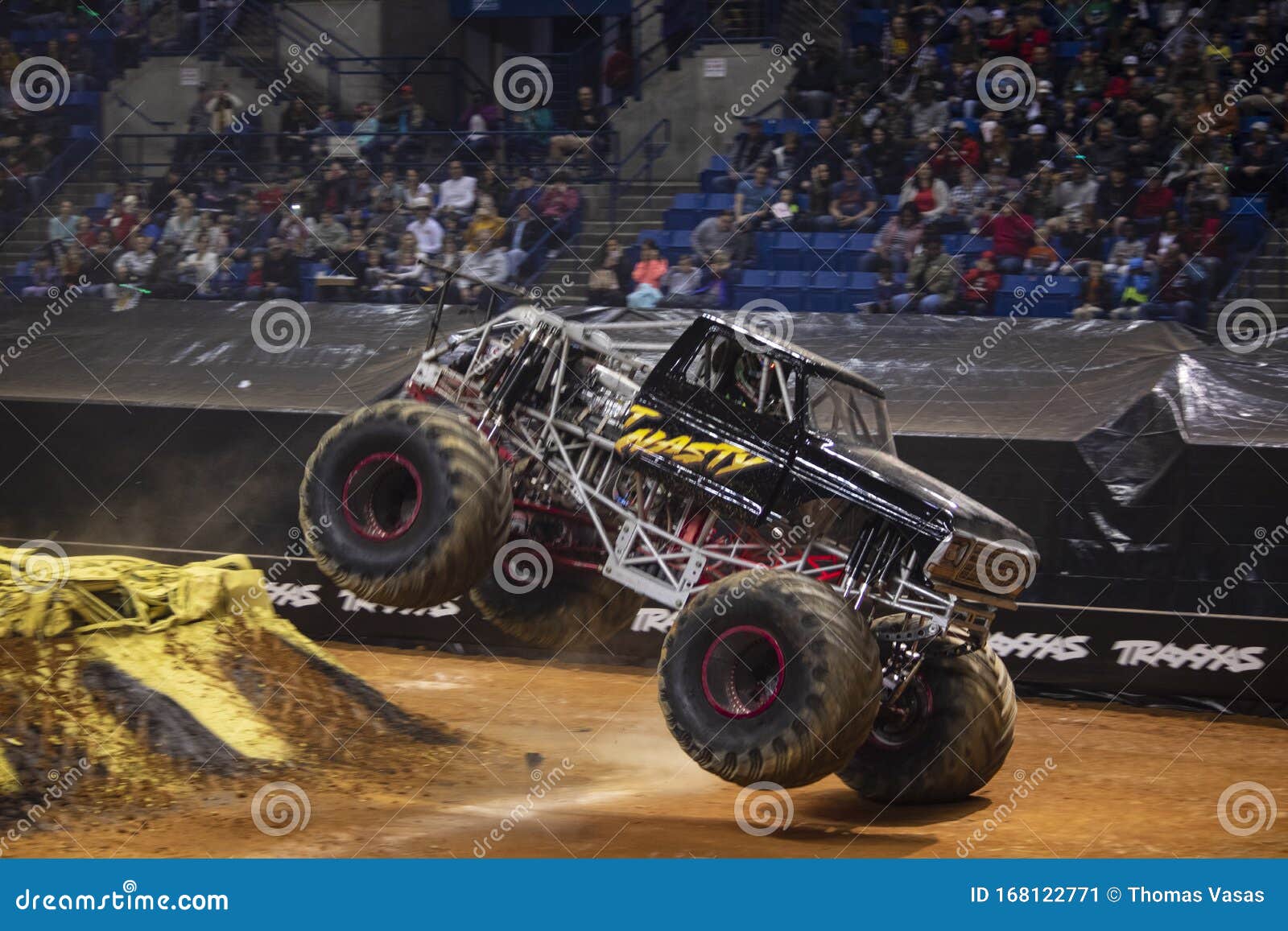 The Monster Truck On One Wheel Editorial Photo - Image of georgia