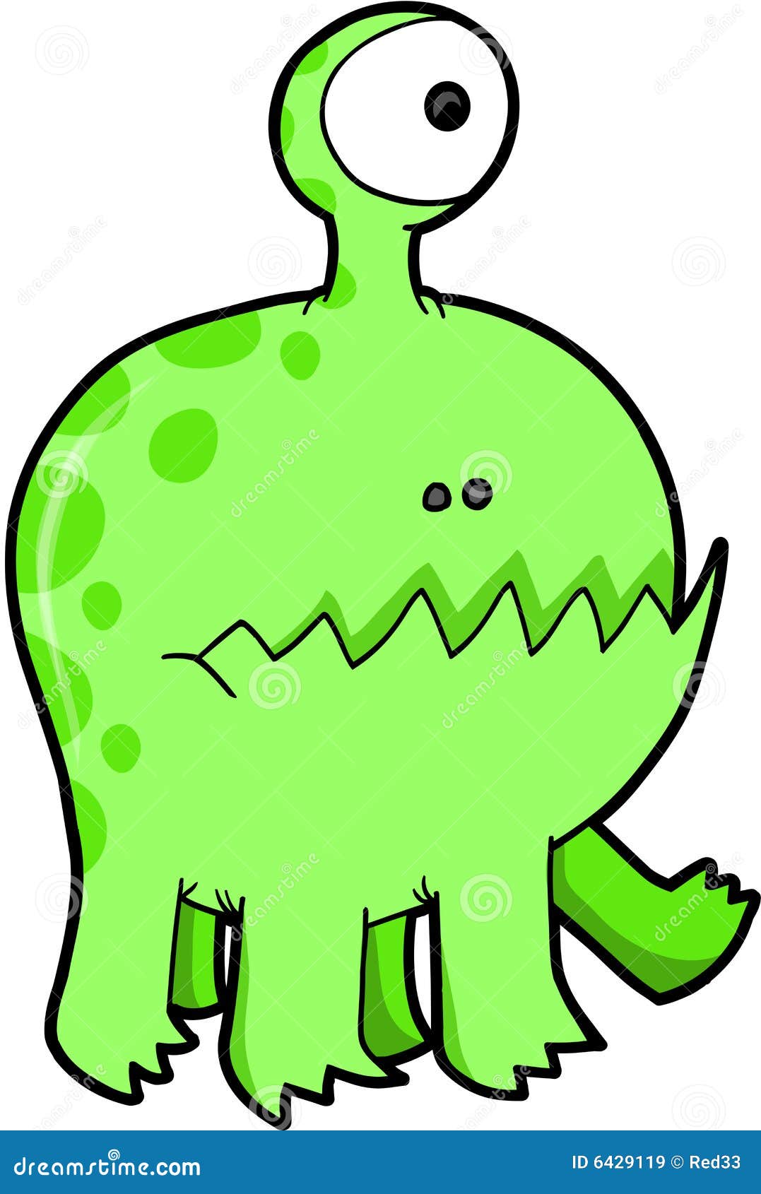 Download Monster Vector Illustration Stock Vector - Illustration of vector, beast: 6429119