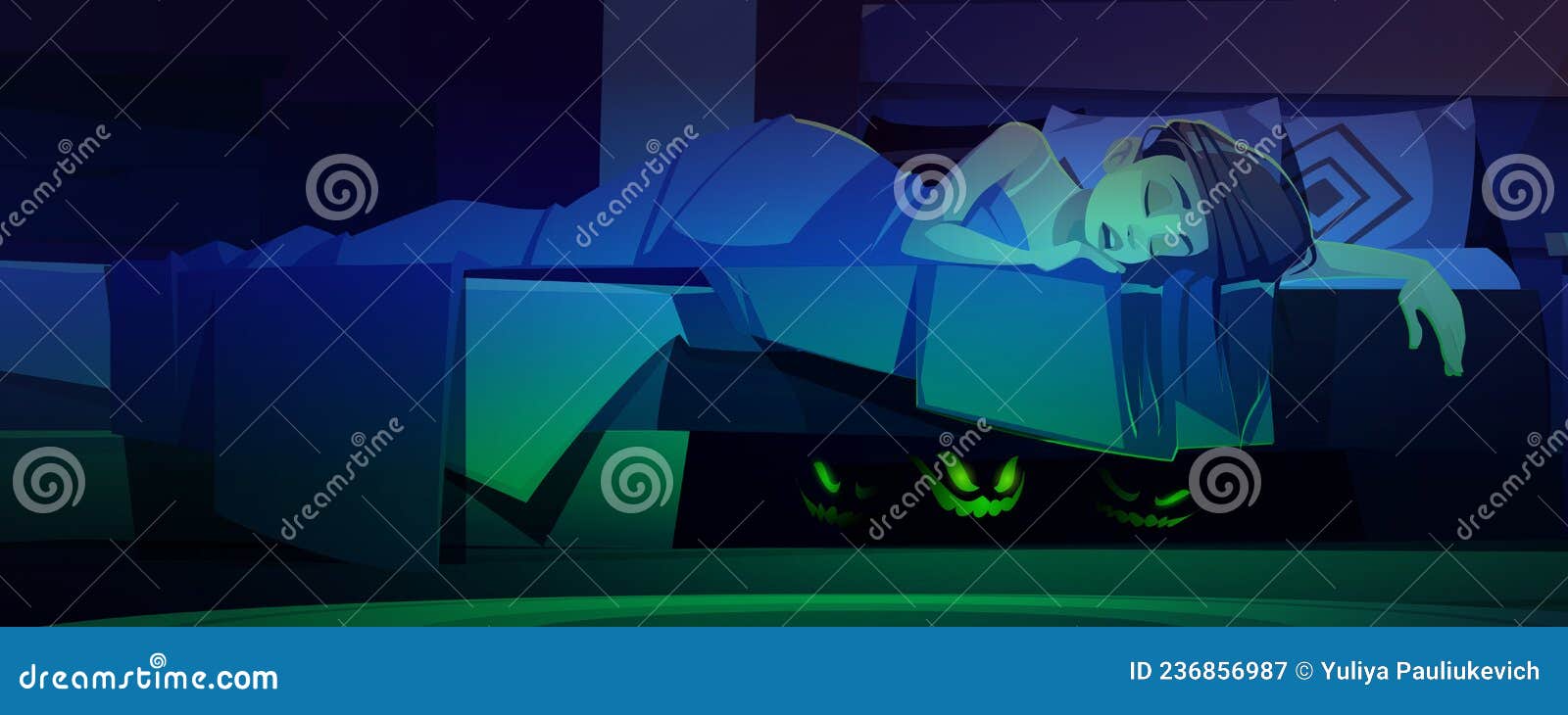 Night Monster In The Room Royalty Free SVG, Cliparts, Vectors, and Stock  Illustration. Image 116225329.