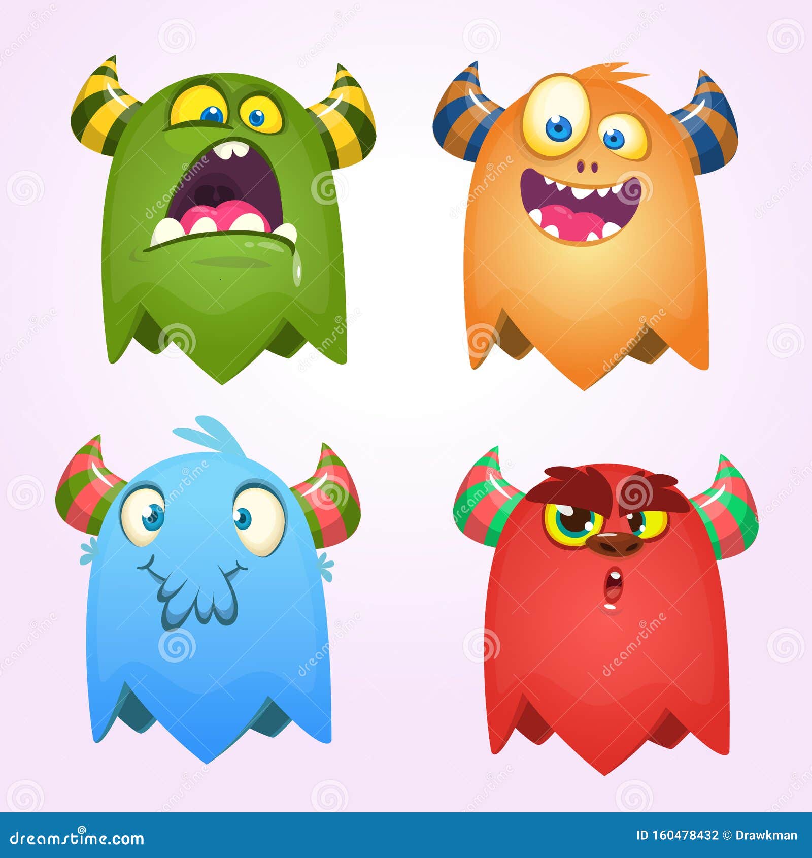 Monstruos Cómicos Divertidos Ilustración De Halloween Ilustración del Vector - Ilustración de claxones, fresco: 160478432 Monstruos Cómicos Divertidos Ilustración De Halloween Ilustración del Vector - Ilustración de claxones, fresco: 160478432