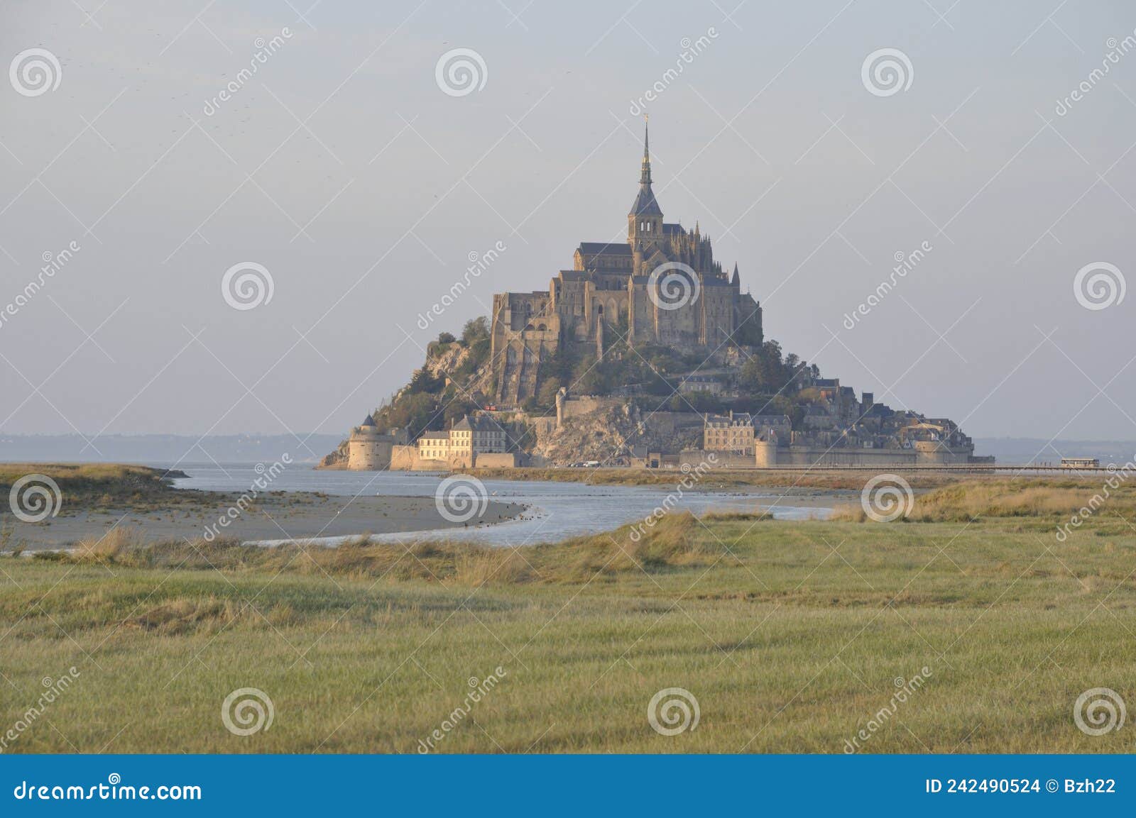 mont saint michel, the couesnon and salt marshes