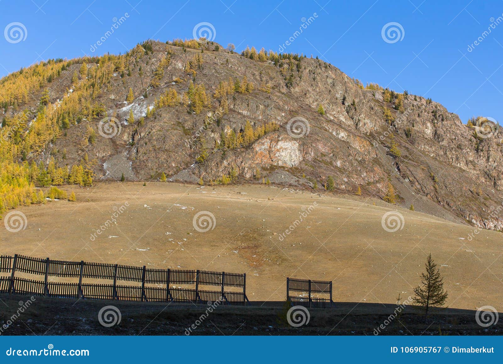 Montagne di Altai, Siberia ad ovest, Russia nave