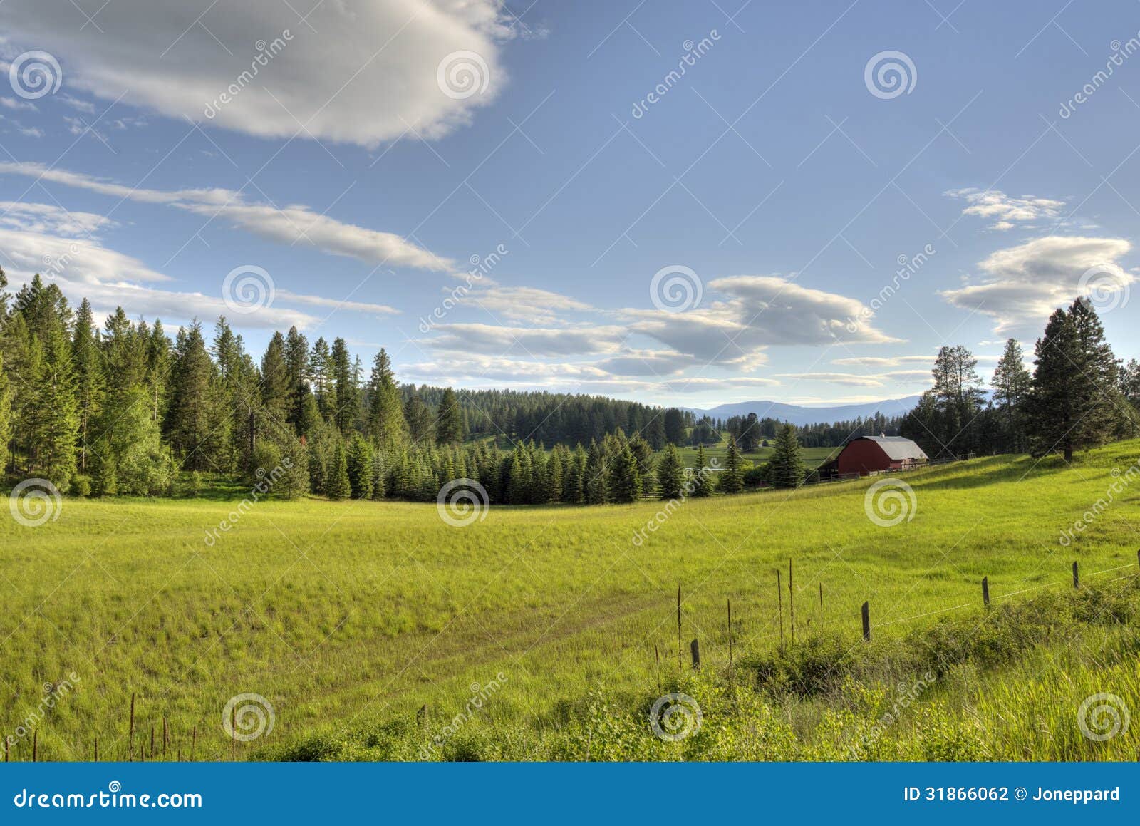 montana farm landscape