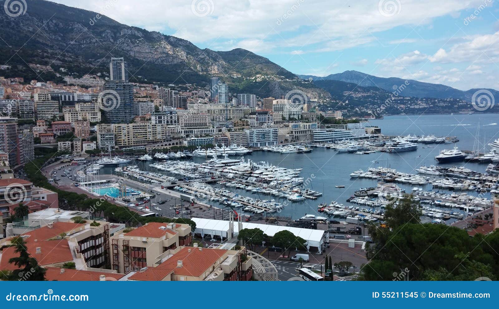 Monte Carlo Habour, Monaco stock image. Image of monte - 55211545