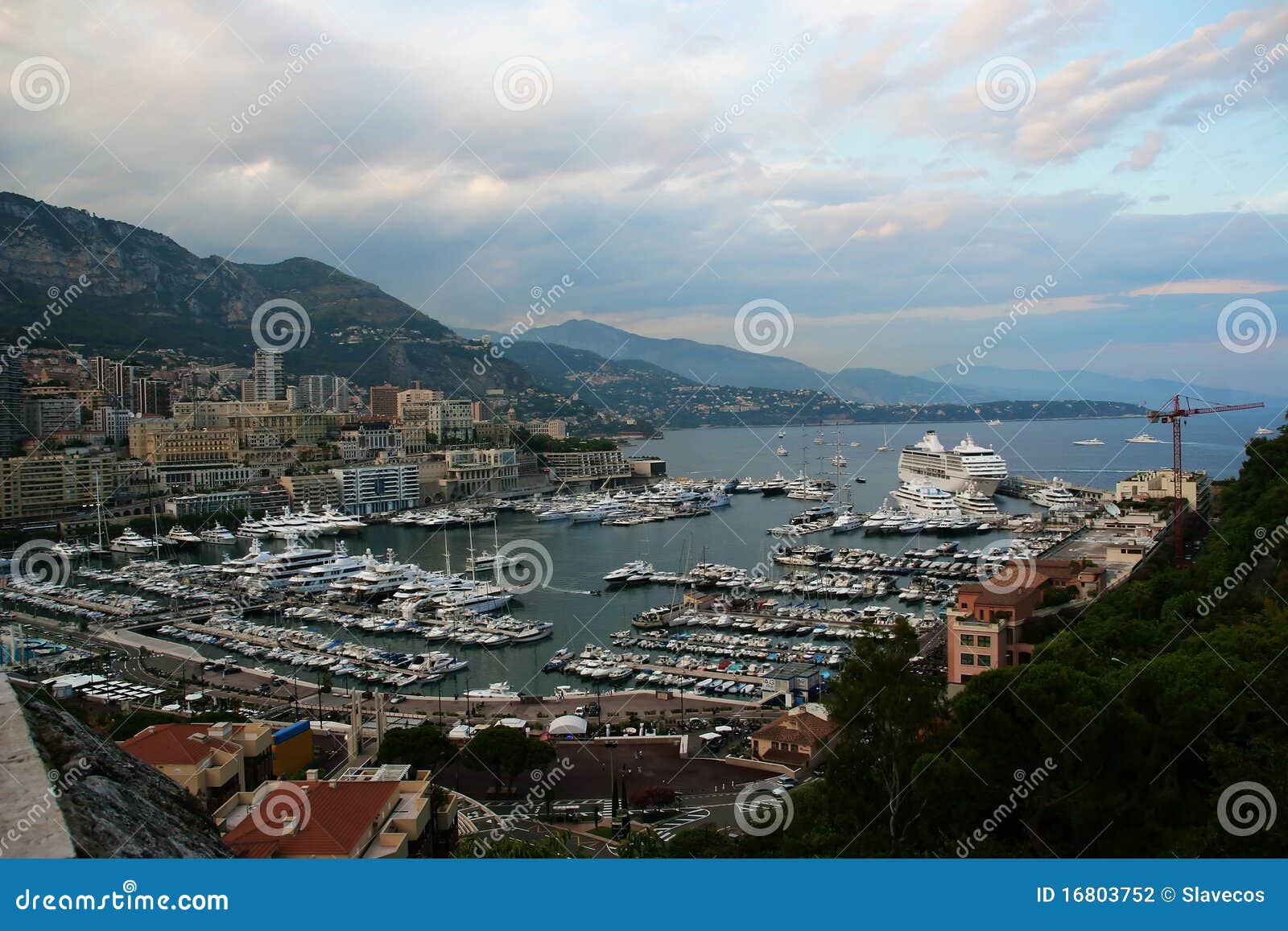 Monte Carlo Marina stock photo. Image of white, port 16803752