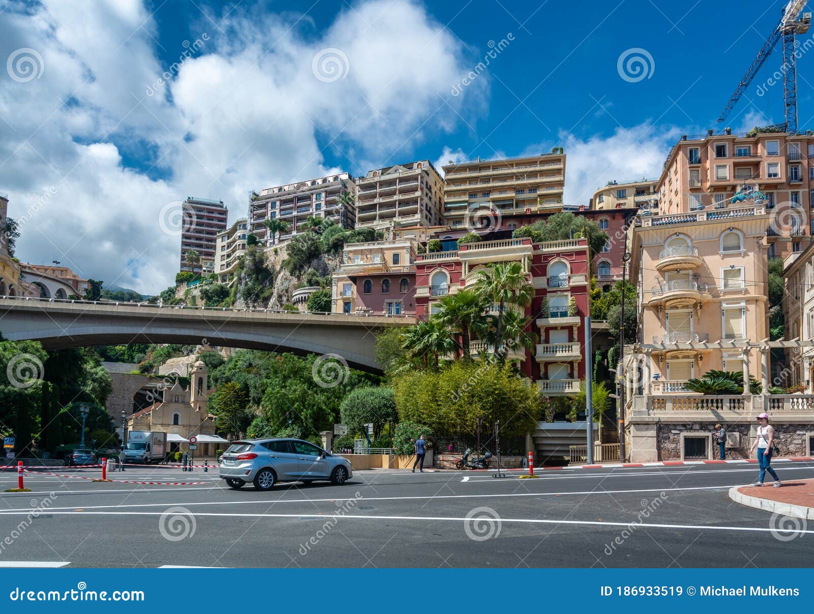 Streets Of Monaco Editorial Stock Image Image Of Asphalt