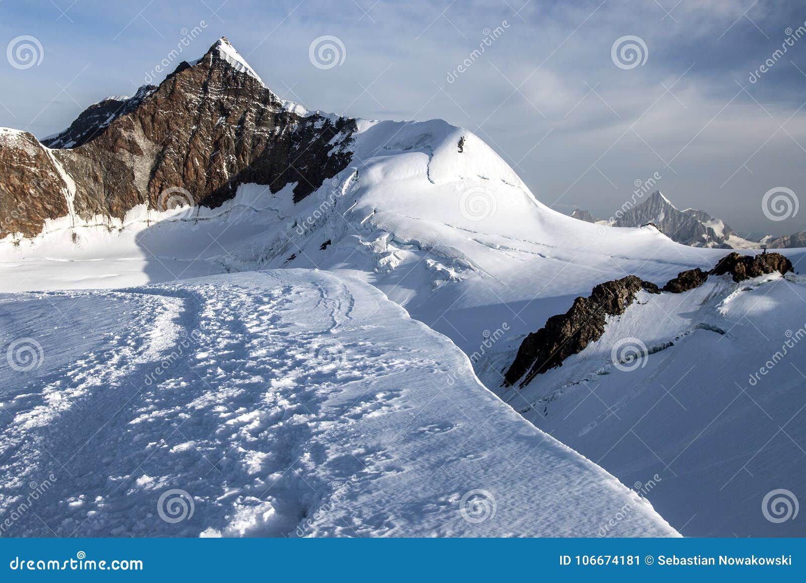 monte rosa massif - on the top of the piramide vincent.