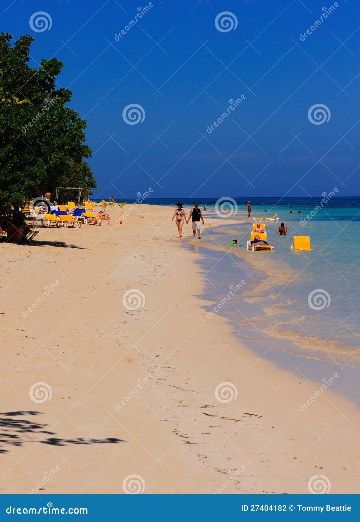 Montego Bay Beach Jamaica editorial photography. Image of island 27404182