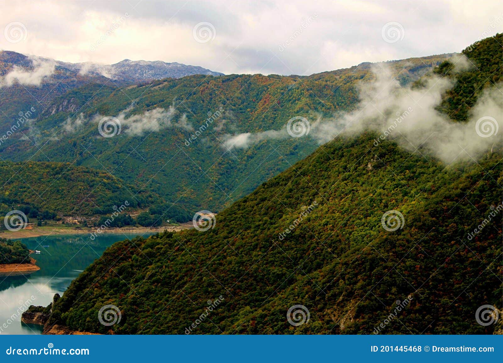 lake in the mountans montenegro