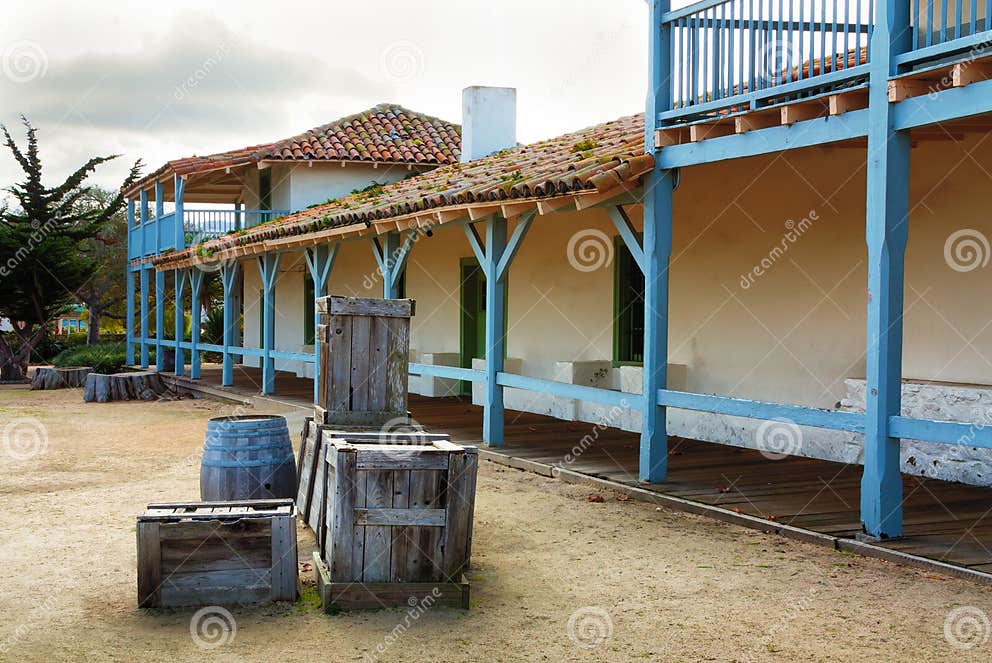 The Monterey Bay Customs House Stock Image Image of california