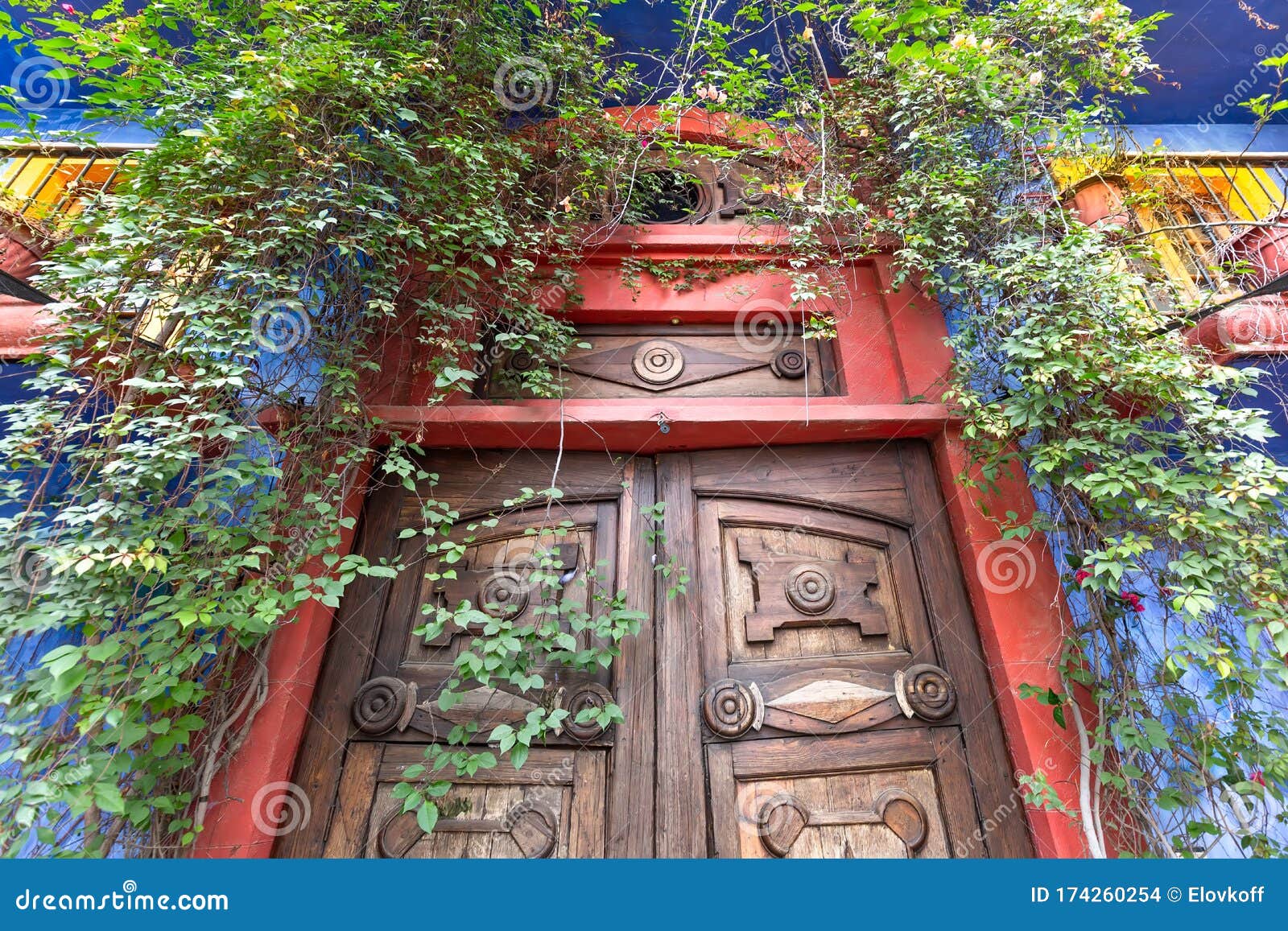 monterrey, colorful historic buildings in the center of the old city barrio antiguo Ã¢â¬â a famous tourist attraction