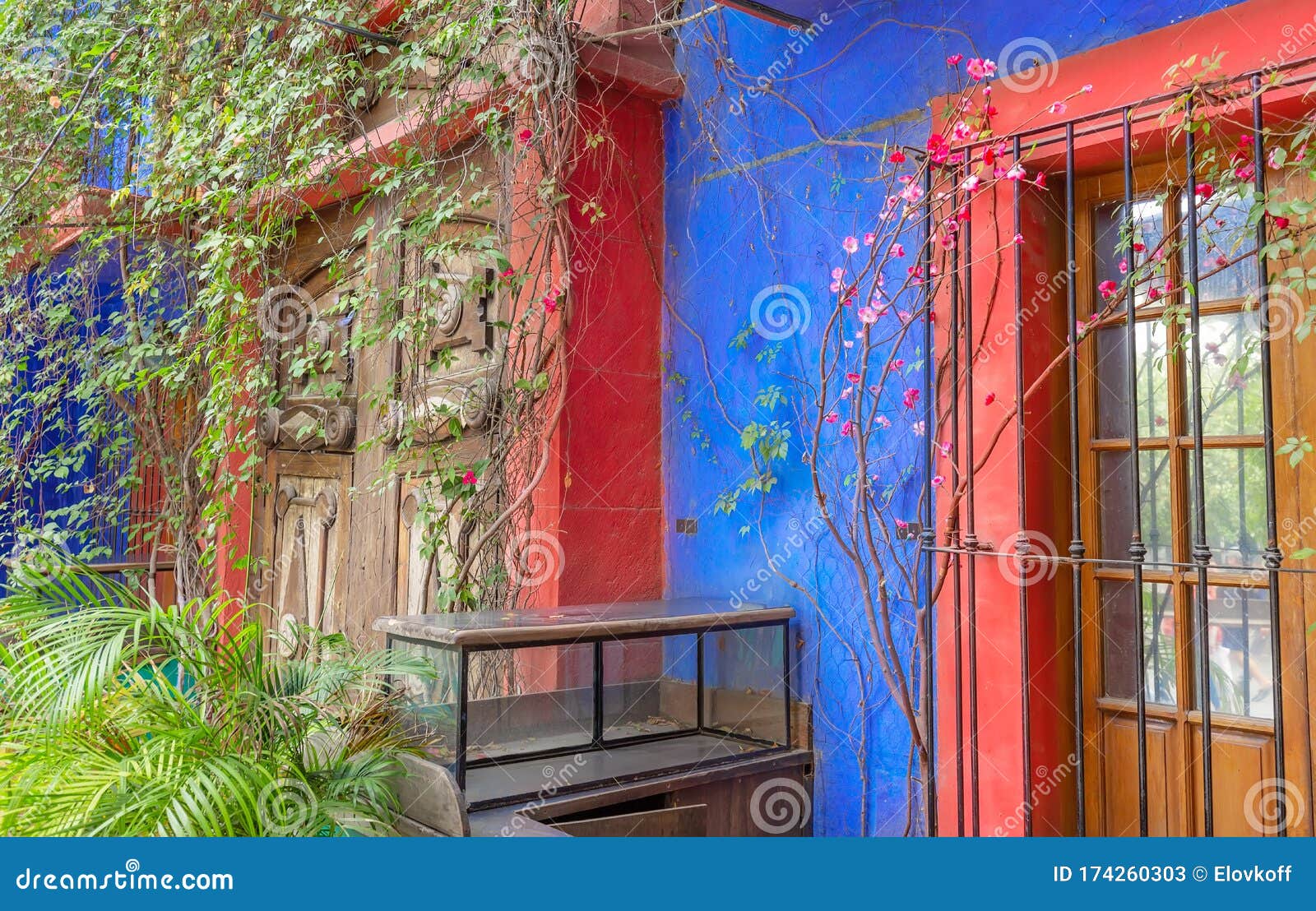 monterrey, colorful historic buildings in the center of the old city barrio antiguo Ã¢â¬â a famous tourist attraction