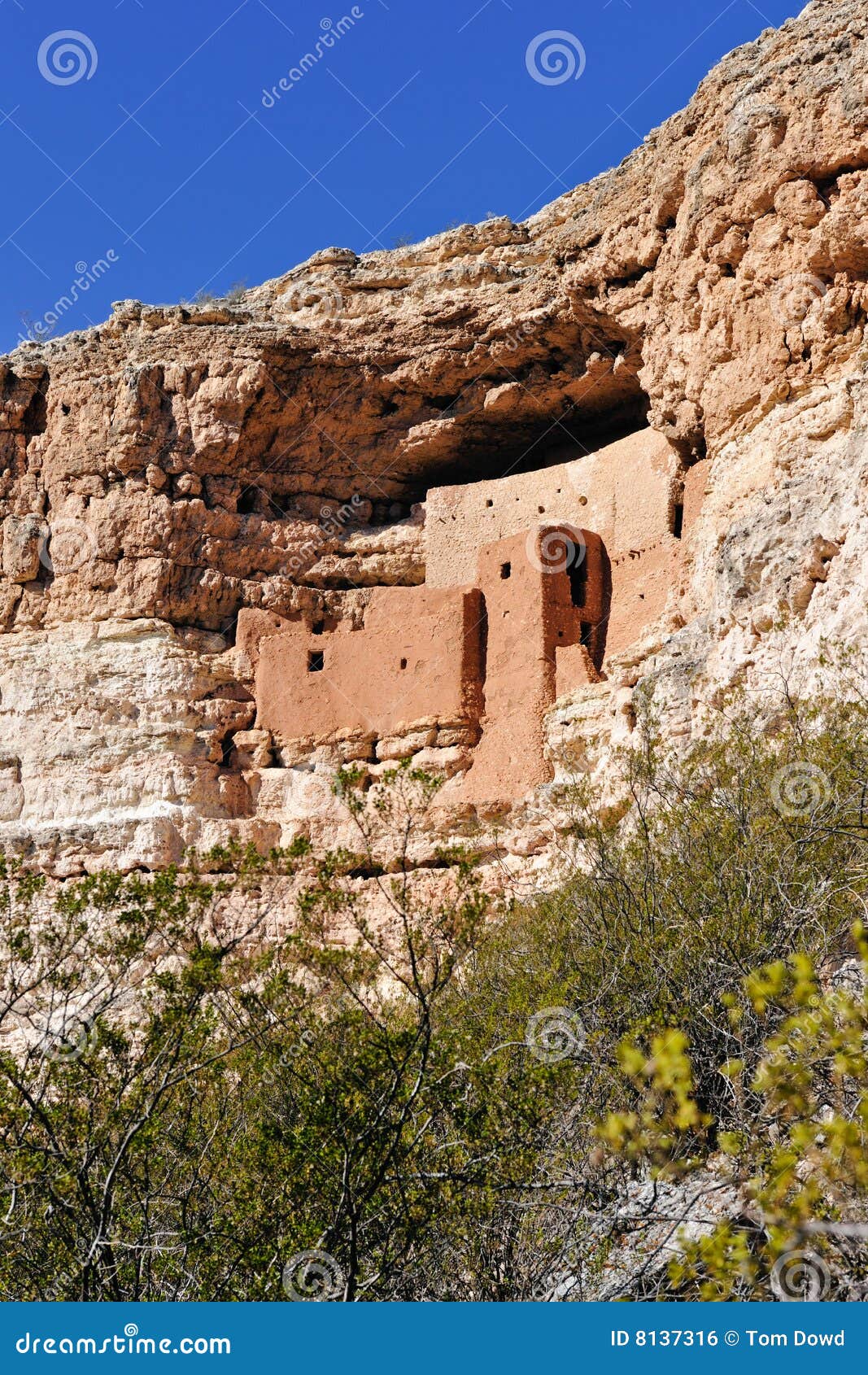Montezuma Castle Arizona stock photo. Image of landscape 8137316