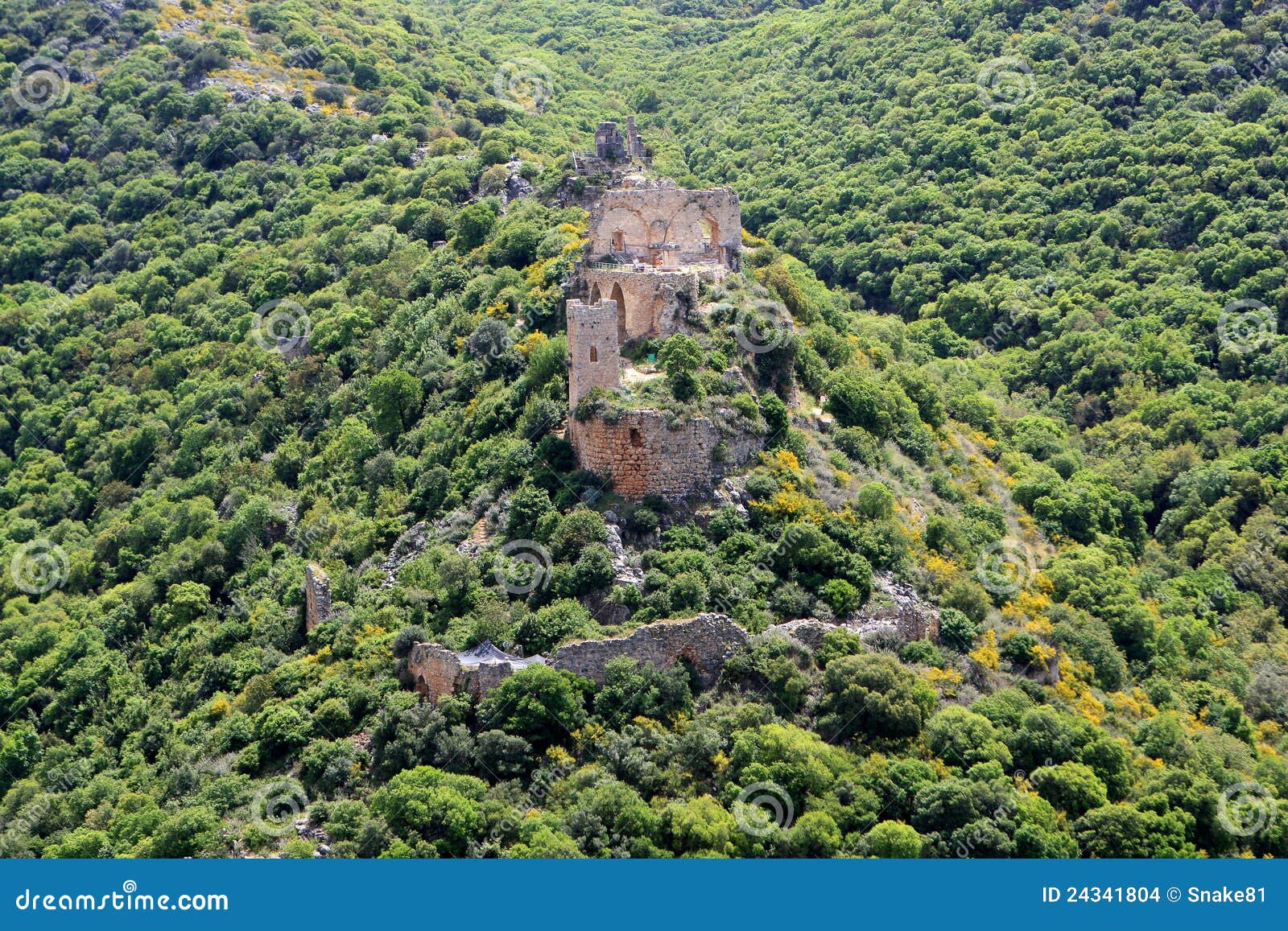 Montfort Castle, Israel stock photo. Image of reserve - 24341804