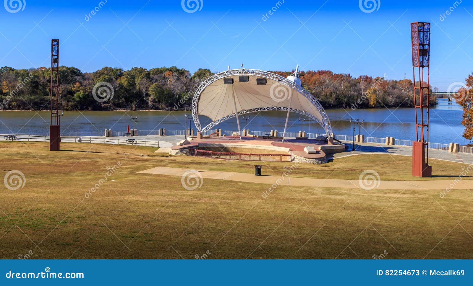 Montgomery, Alabama Amphitheater Editorial Stock Photo Image of high