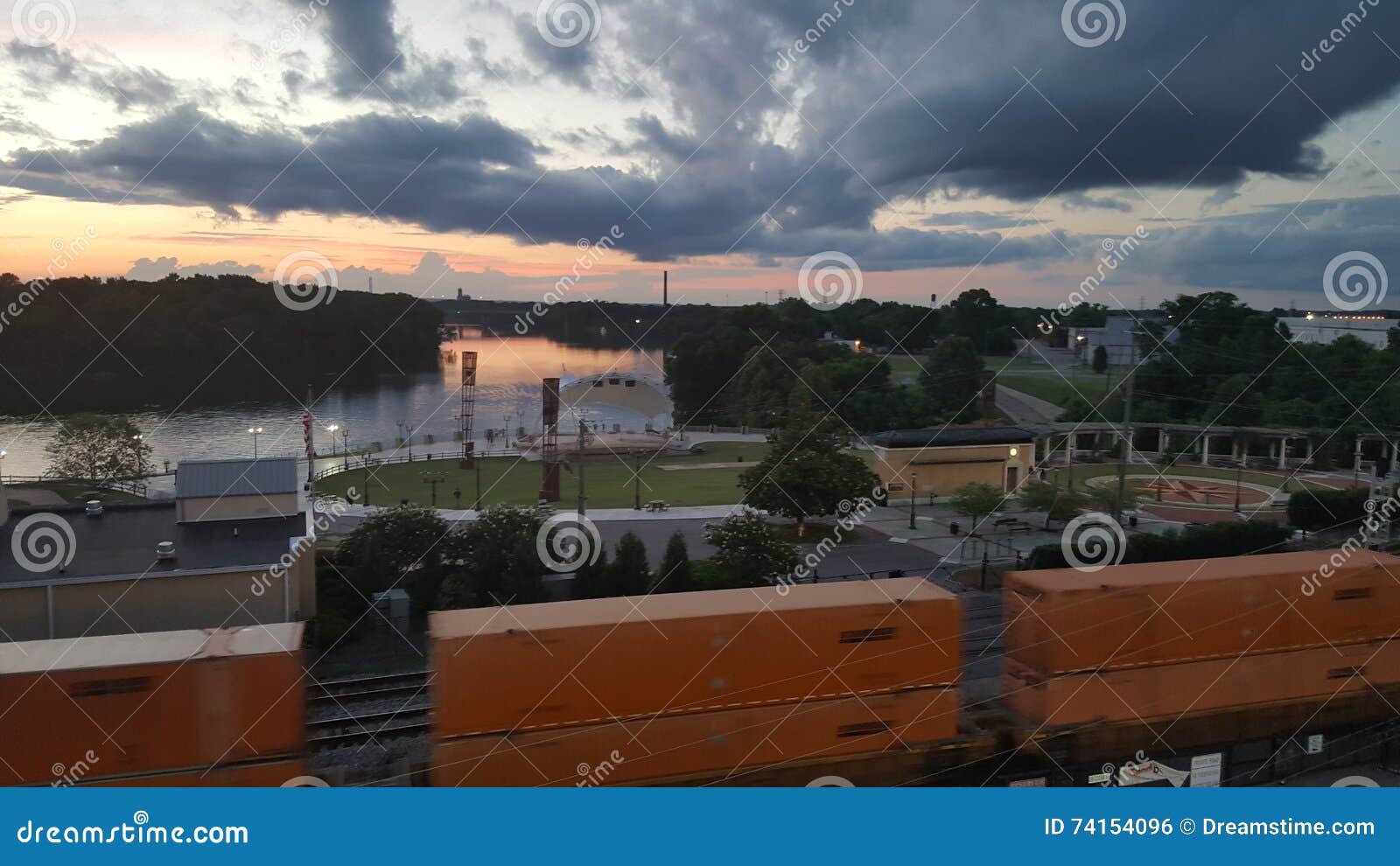 Montgomery Alabama River Walk Stock Photo Image of landscape, walk