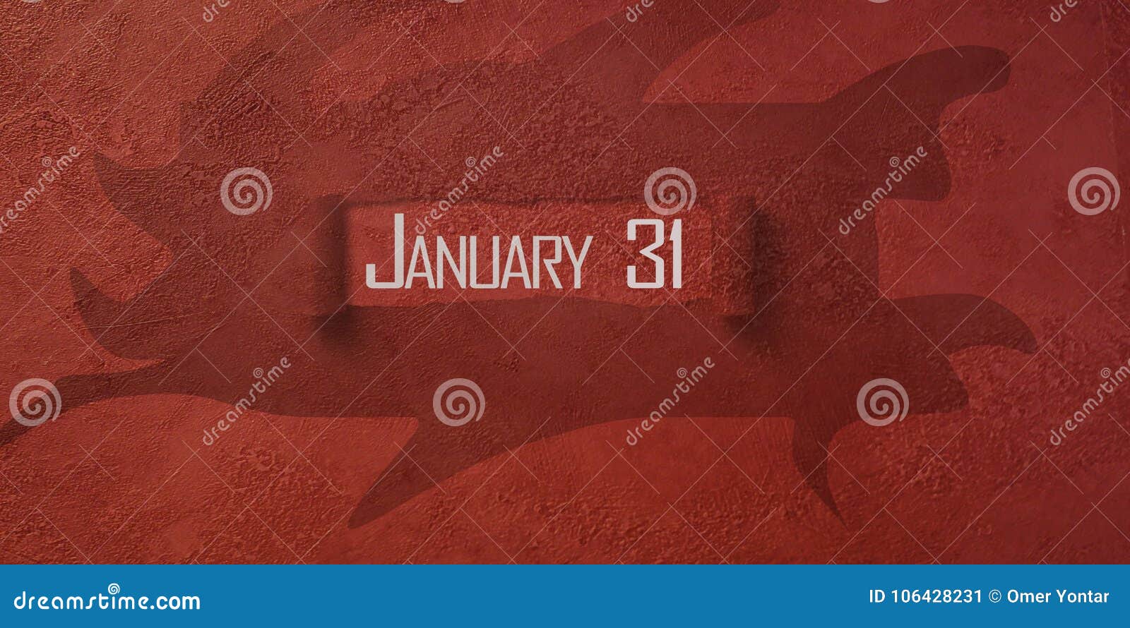 Month and day of the year calendar design stock illustration